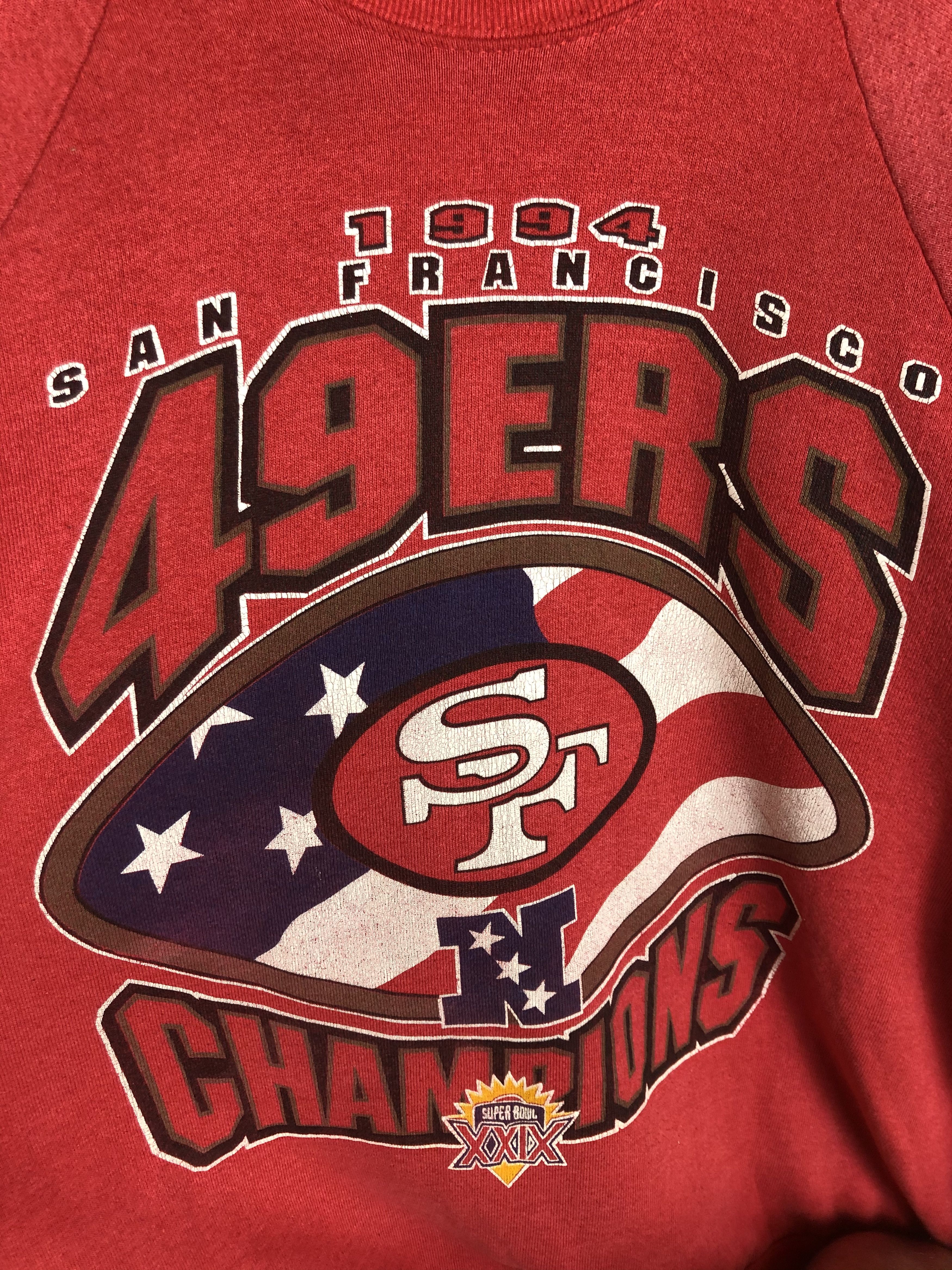 NFL Vintage San Francisco 49ers Champions NFL Team Sweatshirt Size US XL / EU 56 / 4 - 3 Thumbnail
