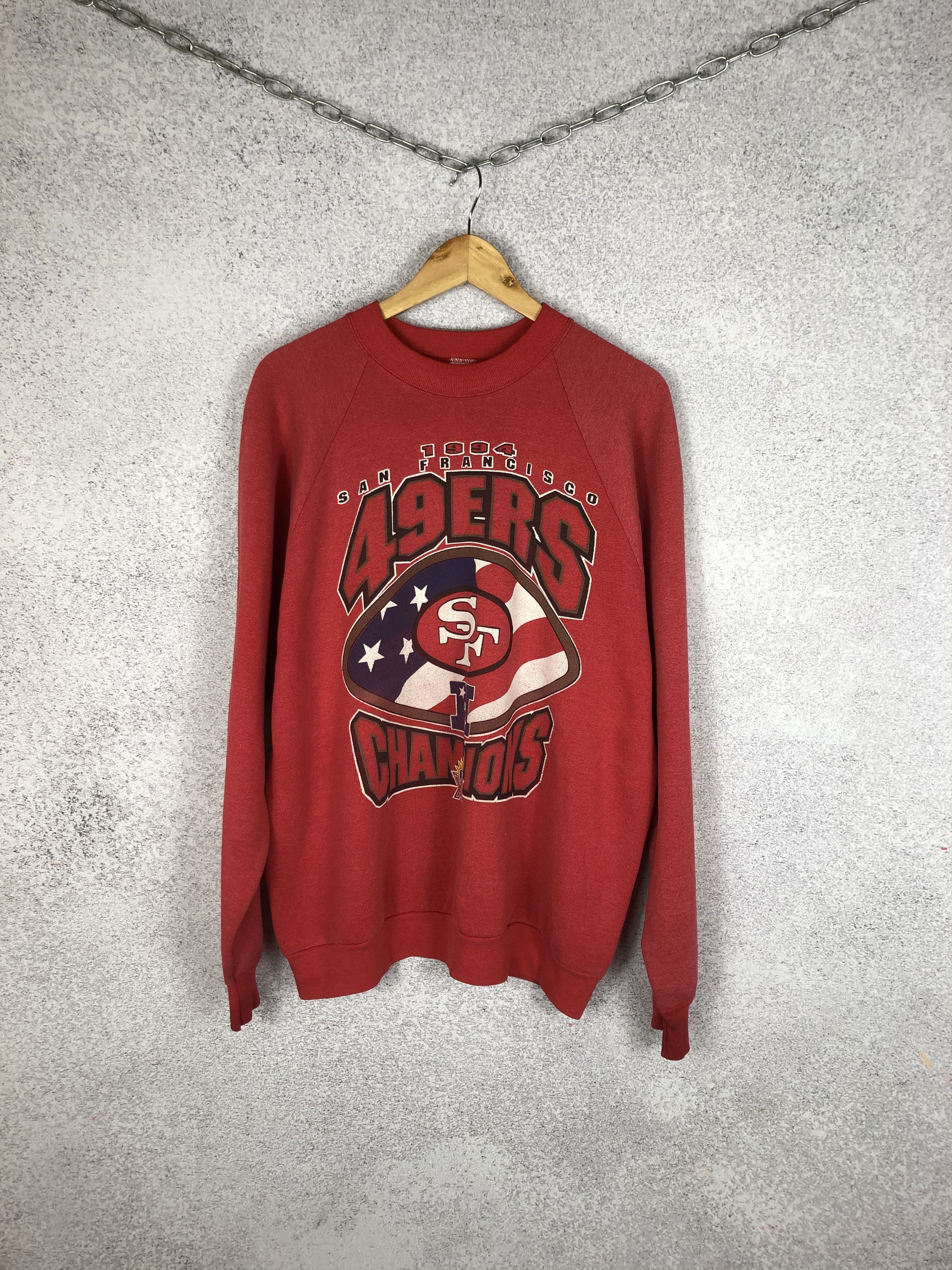 NFL Vintage San Francisco 49ers Champions NFL Team Sweatshirt Size US XL / EU 56 / 4 - 1 Thumbnail