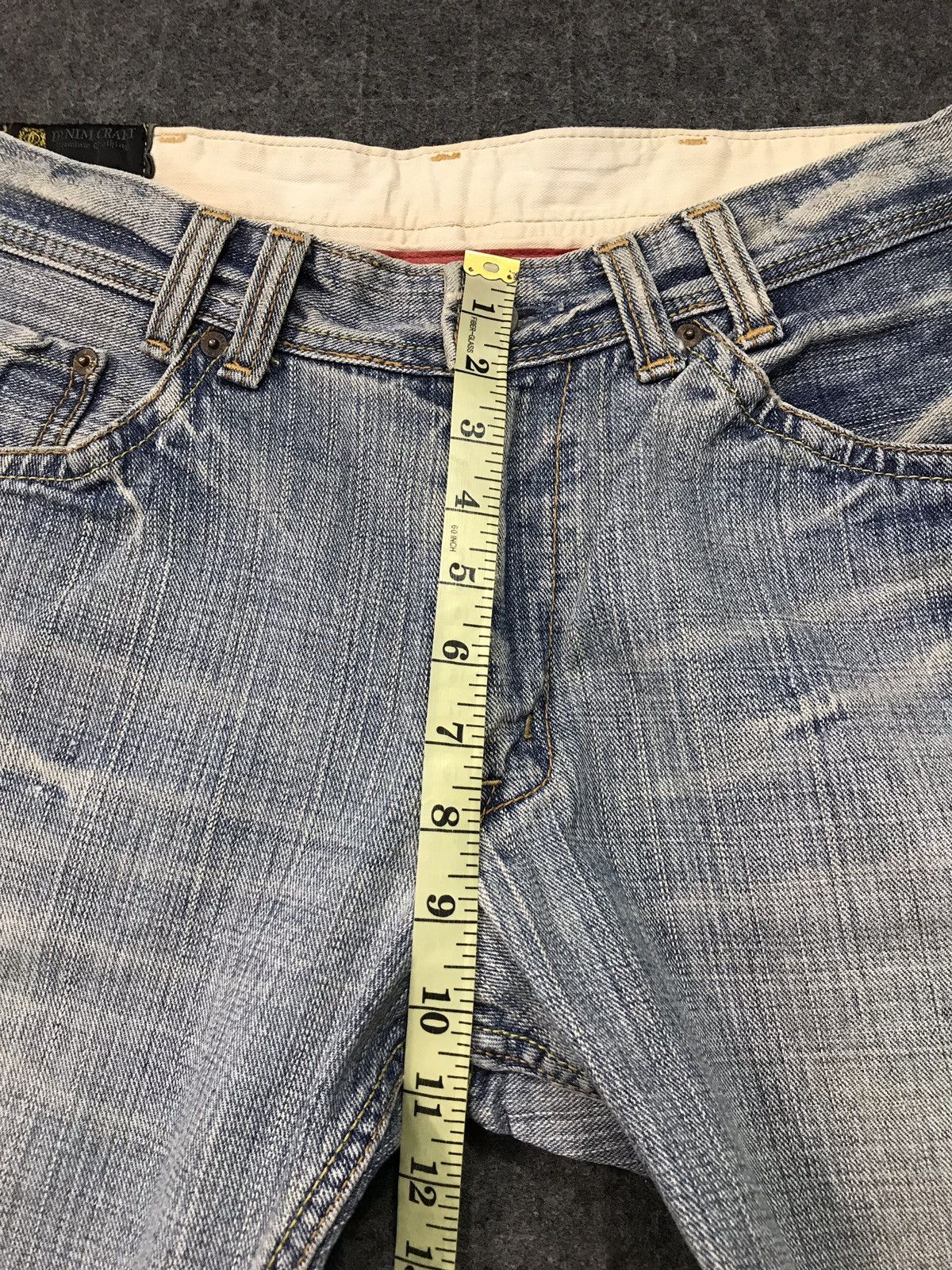 Japanese Brand Vintage Denim Craft Distressed Denim Jeans Size US 32 / EU 48 - 19 Thumbnail