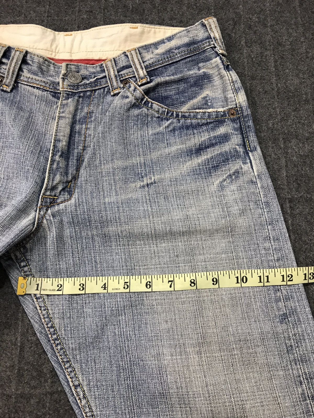 Japanese Brand Vintage Denim Craft Distressed Denim Jeans Size US 32 / EU 48 - 20 Thumbnail