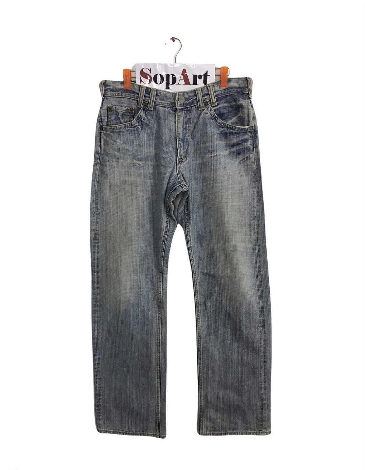 Japanese Brand Vintage Denim Craft Distressed Denim Jeans Size US 32 / EU 48 - 1 Thumbnail