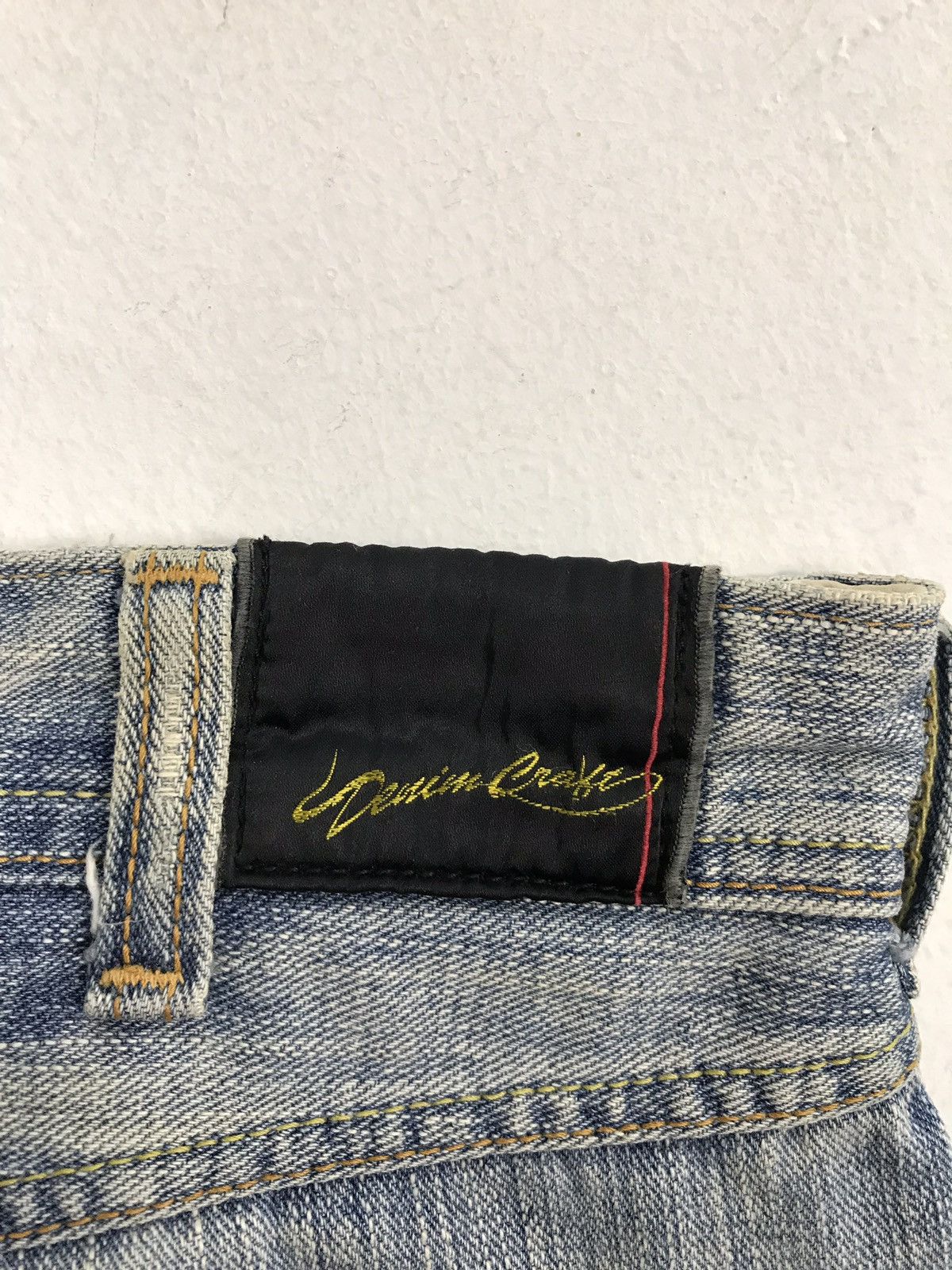 Japanese Brand Vintage Denim Craft Distressed Denim Jeans Size US 32 / EU 48 - 14 Thumbnail