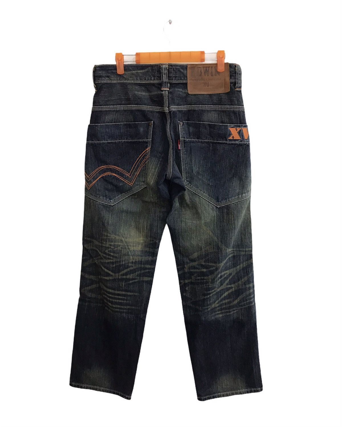 Vintage Edwin Rust Denim Jeans Streetwear Hype Fashion