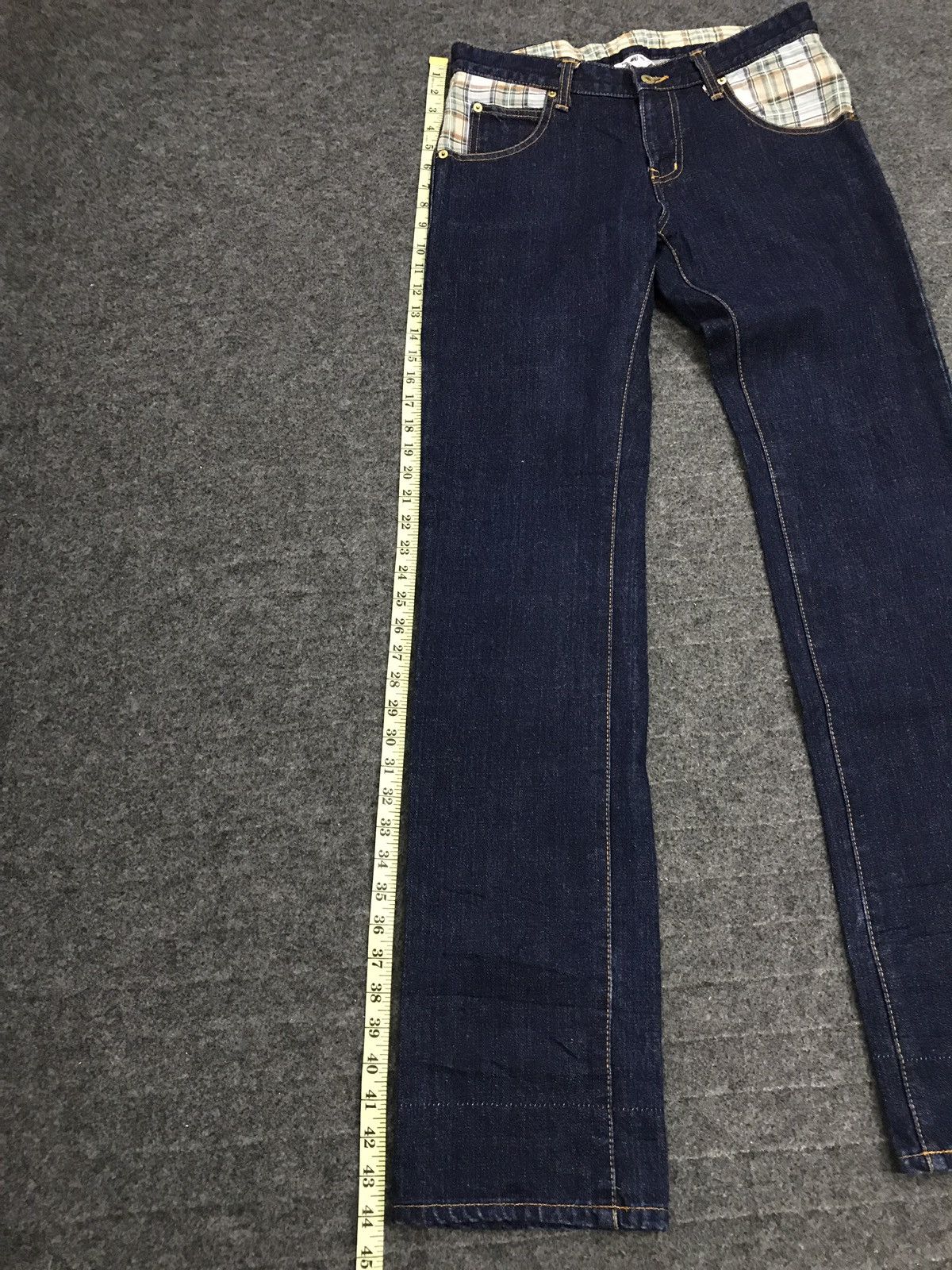 Japanese Brand Vintage Bruce Pee ill Factory Denim Jeans monogram design Size US 30 / EU 46 - 15 Thumbnail