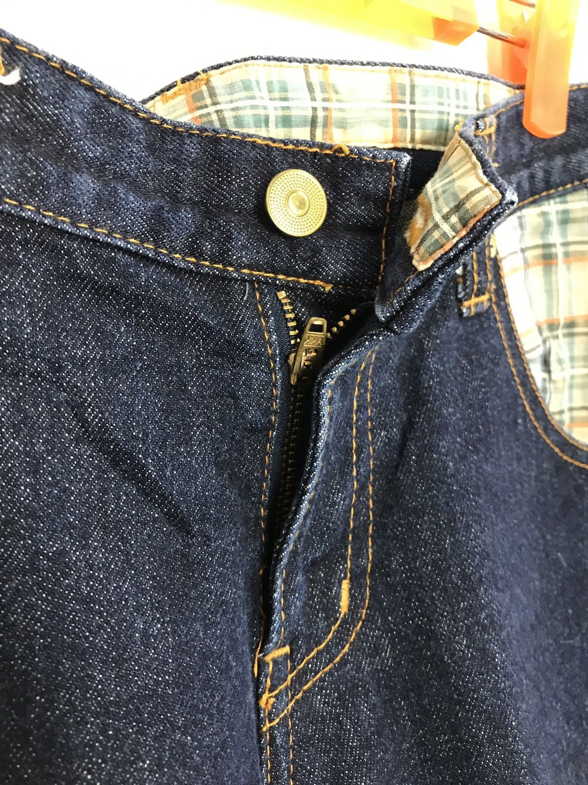 Japanese Brand Vintage Bruce Pee ill Factory Denim Jeans monogram design Size US 30 / EU 46 - 7 Thumbnail