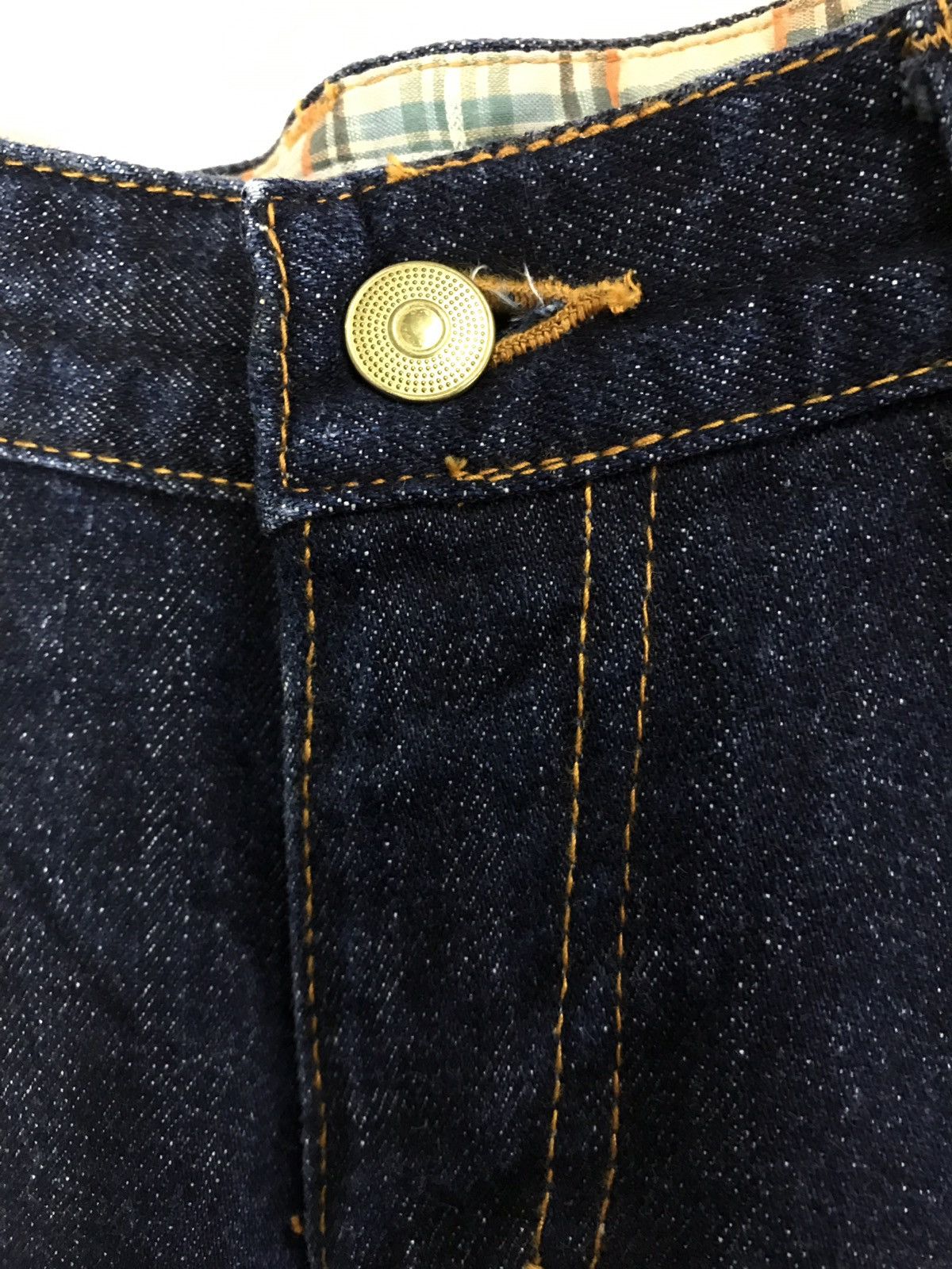 Japanese Brand Vintage Bruce Pee ill Factory Denim Jeans monogram design Size US 30 / EU 46 - 6 Thumbnail