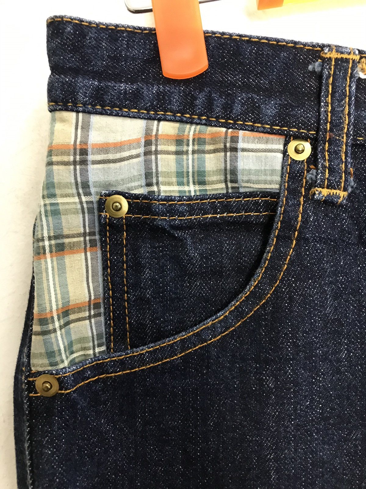 Japanese Brand Vintage Bruce Pee ill Factory Denim Jeans monogram design Size US 30 / EU 46 - 8 Thumbnail