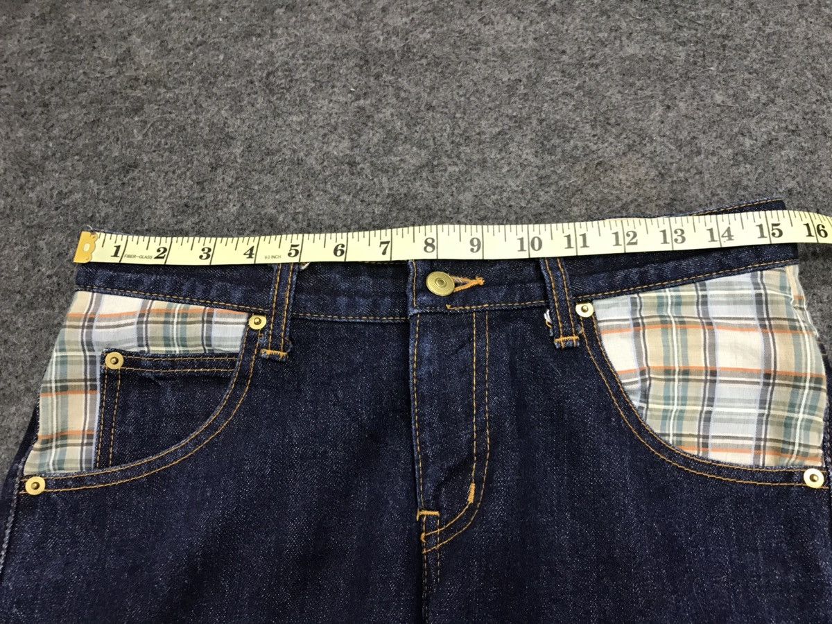 Japanese Brand Vintage Bruce Pee ill Factory Denim Jeans monogram design Size US 30 / EU 46 - 12 Thumbnail
