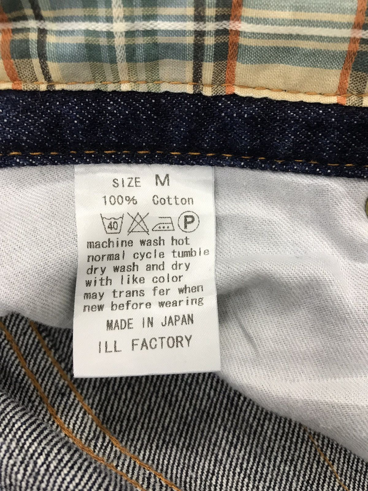 Japanese Brand Vintage Bruce Pee ill Factory Denim Jeans monogram design Size US 30 / EU 46 - 10 Thumbnail