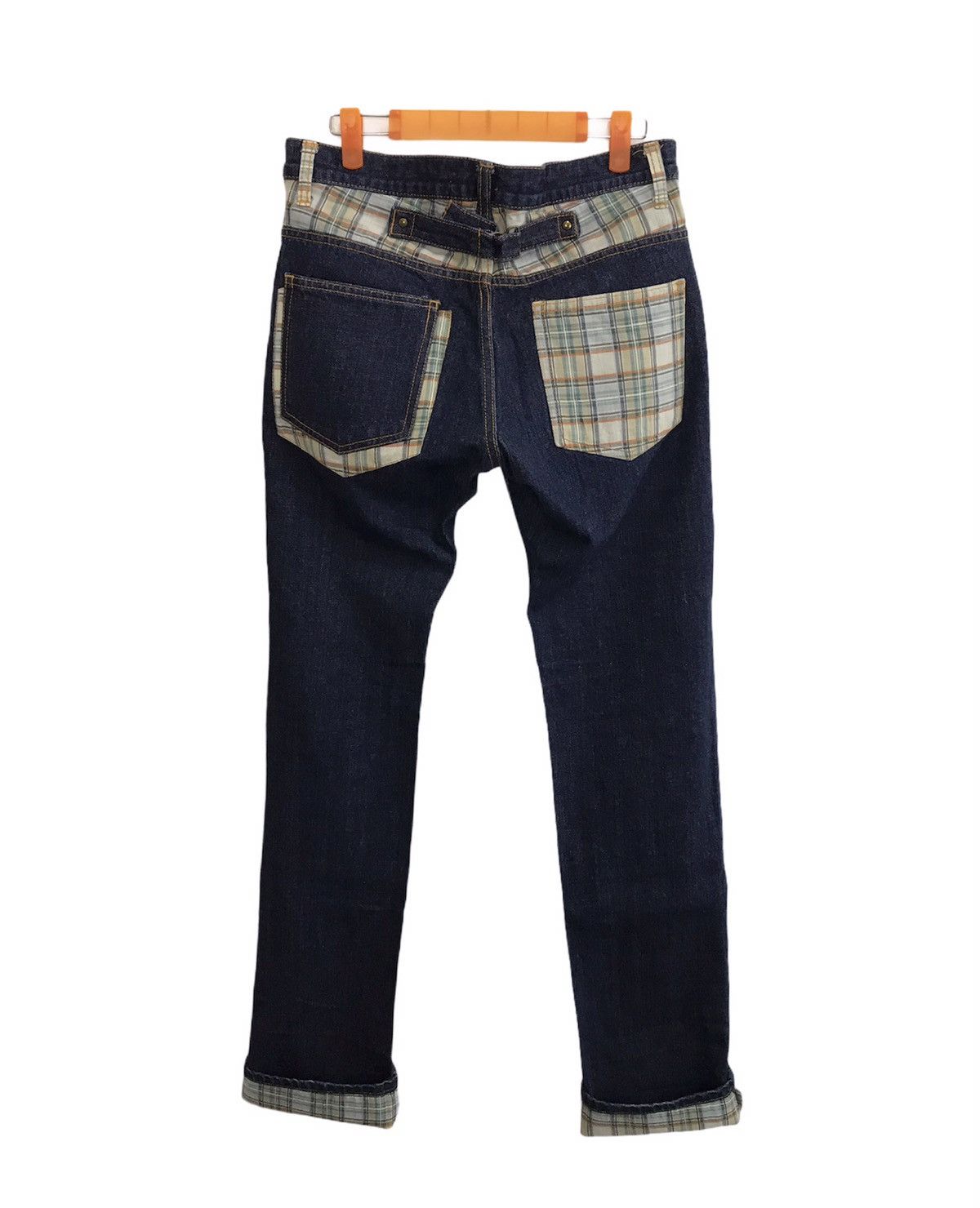 Japanese Brand Vintage Bruce Pee ill Factory Denim Jeans monogram design Size US 30 / EU 46 - 2 Thumbnail