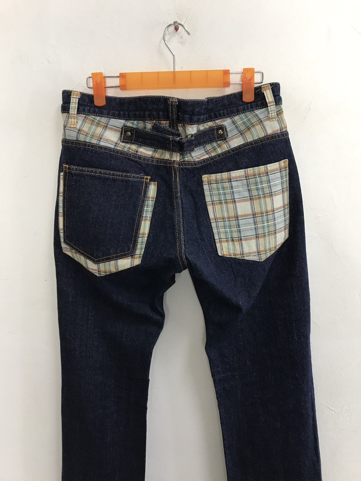 Japanese Brand Vintage Bruce Pee ill Factory Denim Jeans monogram design Size US 30 / EU 46 - 4 Thumbnail
