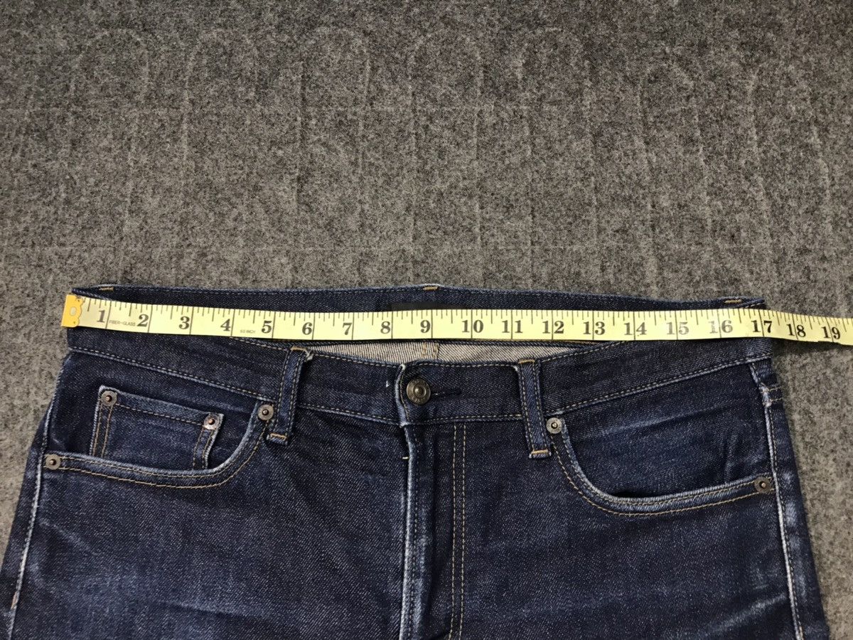 Japanese Brand × Uniqlo Vintage Uniqlo Slim Fit Selvedge Denim Jeans Style Size US 34 / EU 50 - 14 Thumbnail