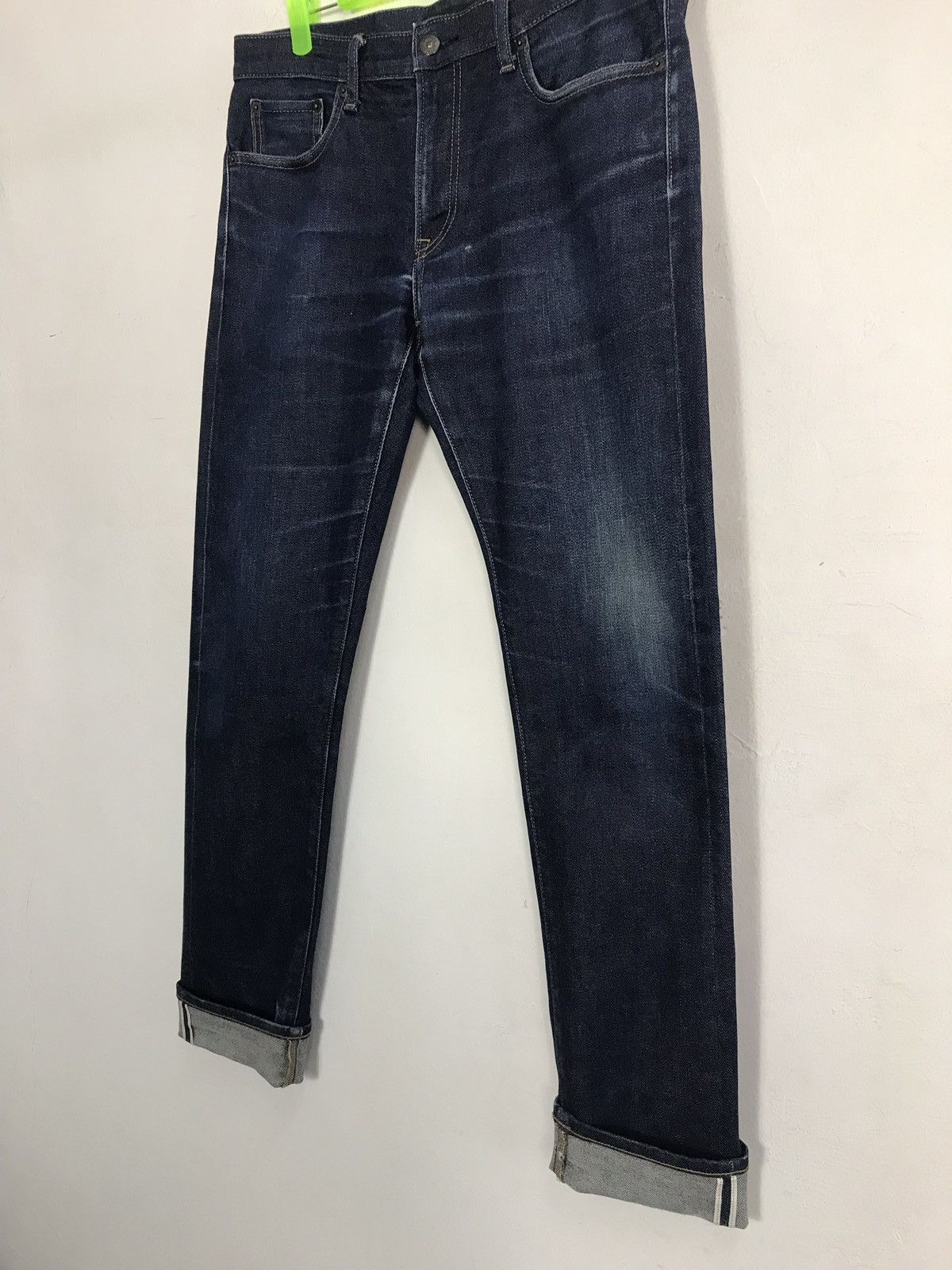 Japanese Brand × Uniqlo Vintage Uniqlo Slim Fit Selvedge Denim Jeans Style Size US 34 / EU 50 - 9 Thumbnail