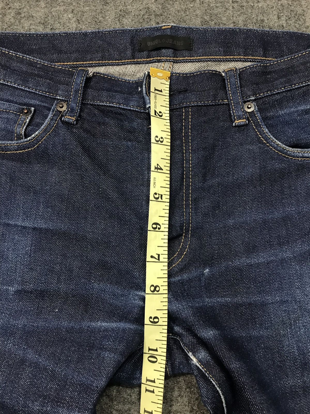 Japanese Brand × Uniqlo Vintage Uniqlo Slim Fit Selvedge Denim Jeans Style Size US 34 / EU 50 - 15 Thumbnail