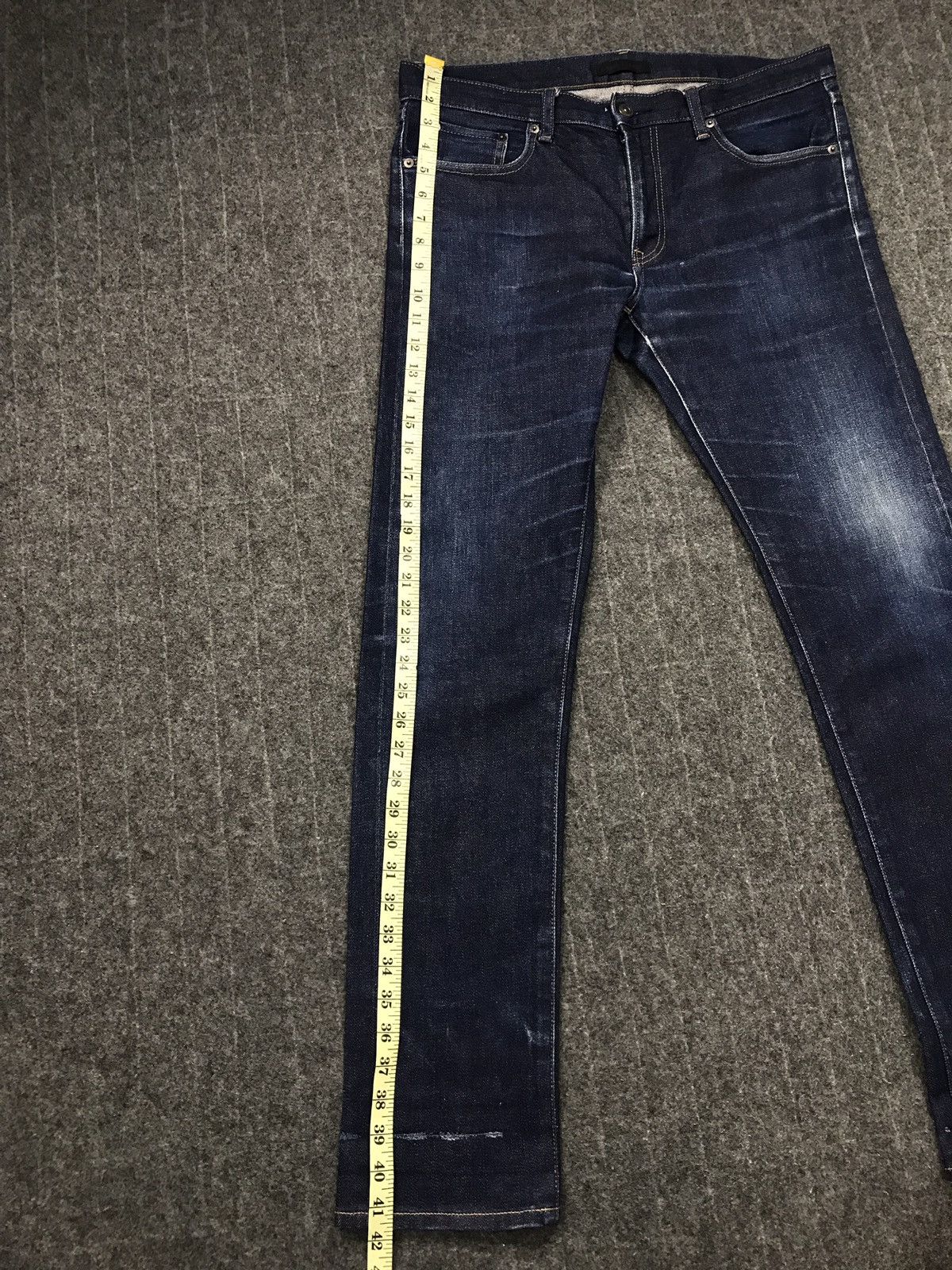 Japanese Brand × Uniqlo Vintage Uniqlo Slim Fit Selvedge Denim Jeans Style Size US 34 / EU 50 - 18 Thumbnail