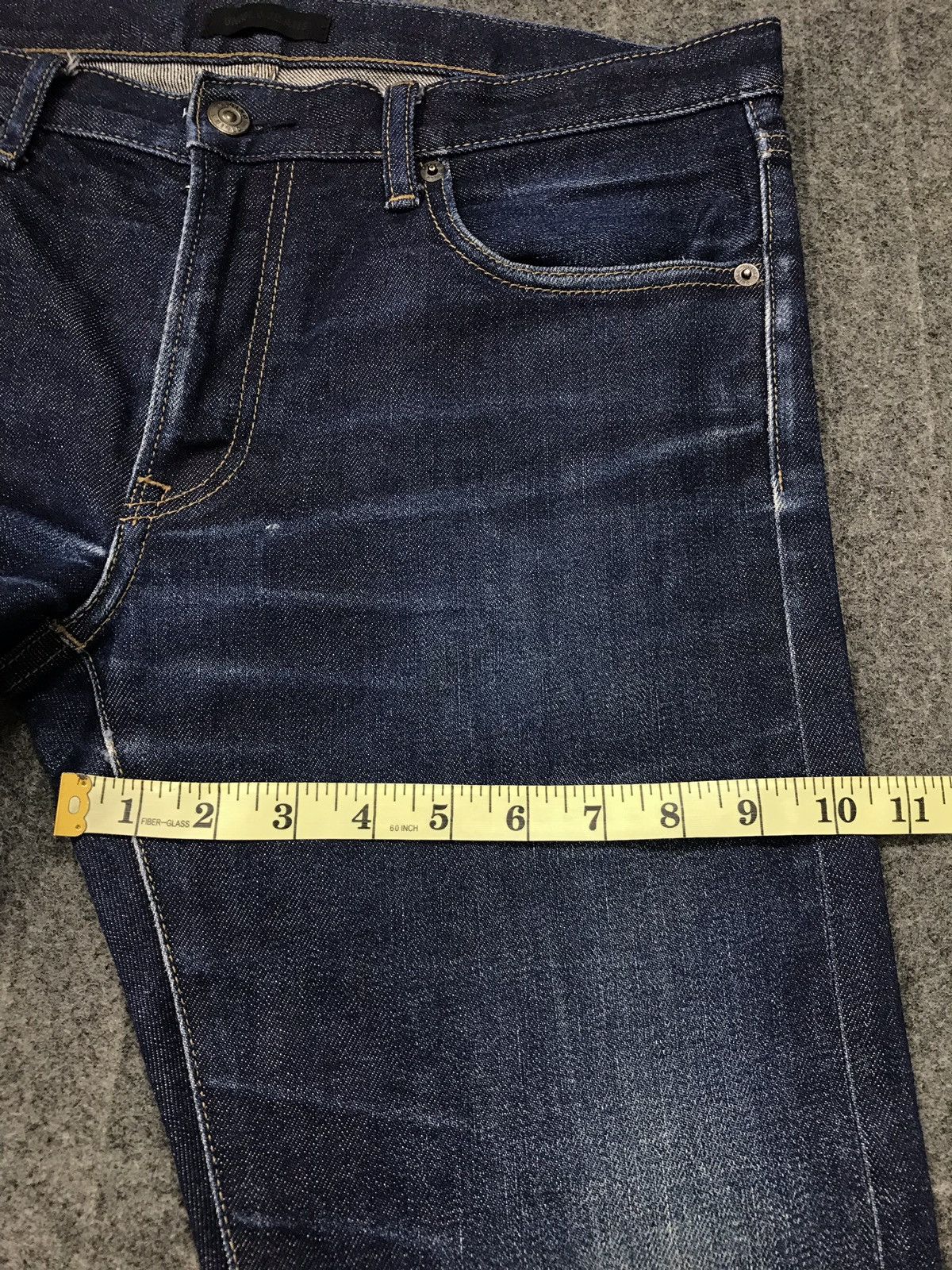 Japanese Brand × Uniqlo Vintage Uniqlo Slim Fit Selvedge Denim Jeans Style Size US 34 / EU 50 - 16 Thumbnail