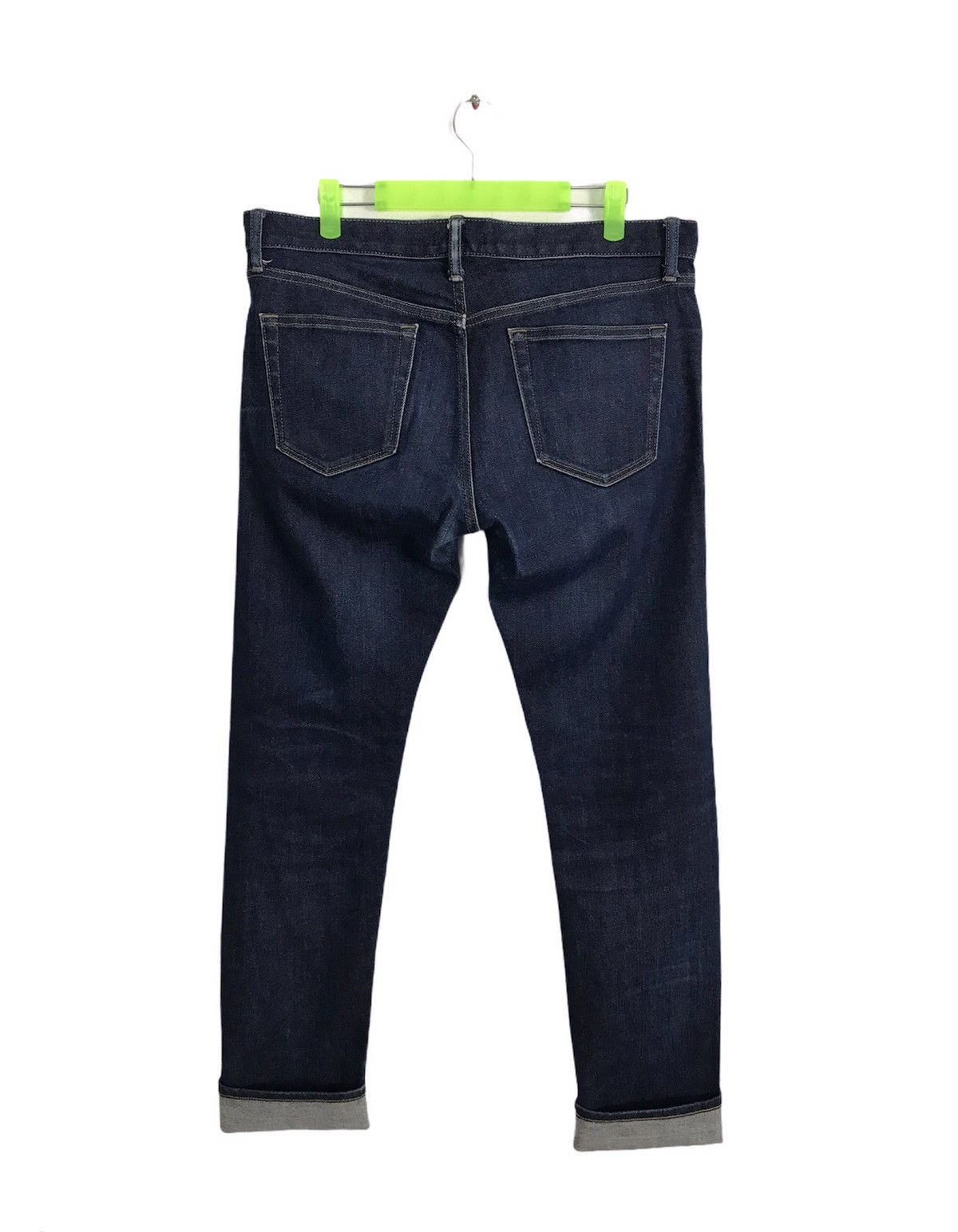 Japanese Brand × Uniqlo Vintage Uniqlo Slim Fit Selvedge Denim Jeans Style Size US 34 / EU 50 - 2 Thumbnail