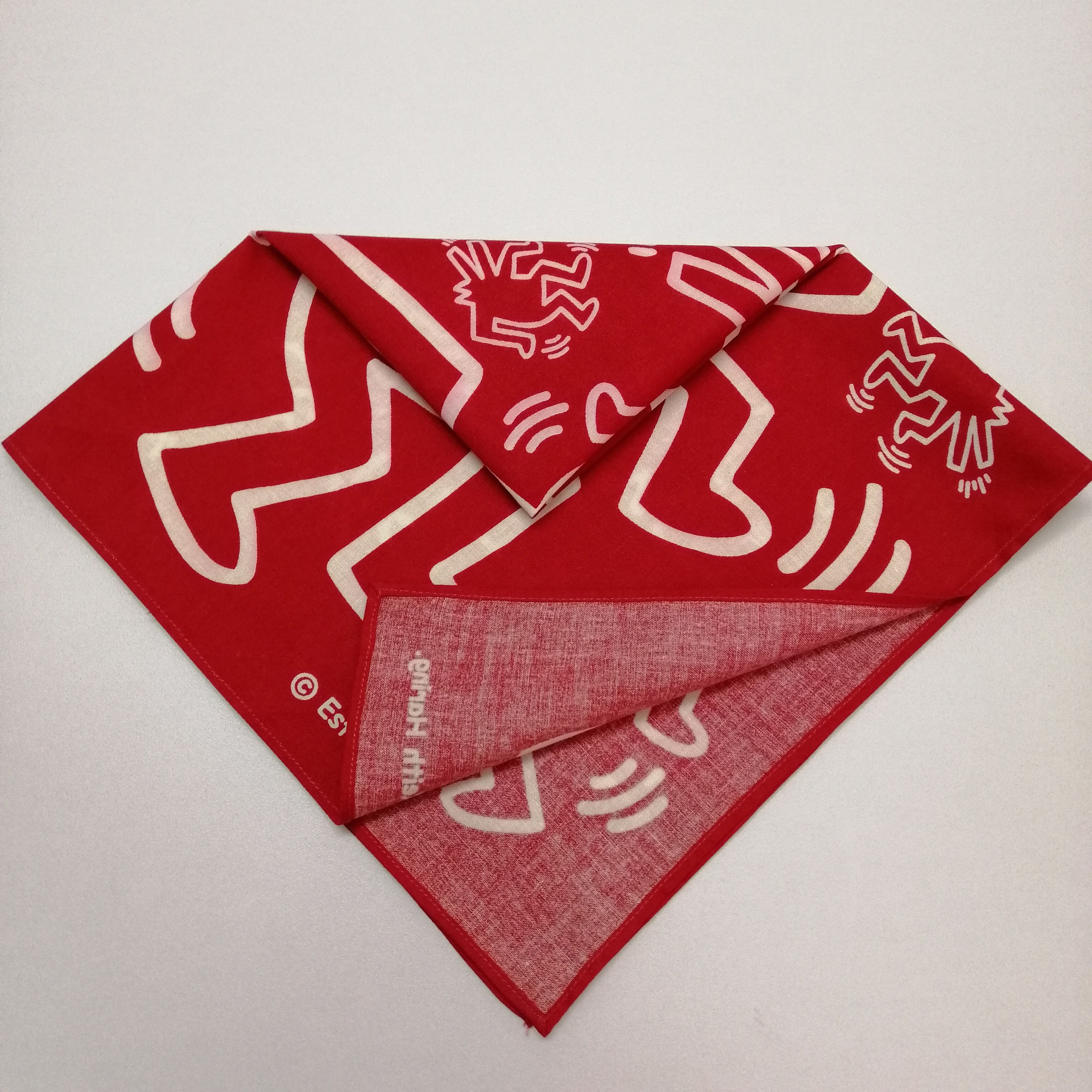 Keith Haring Keith Haring Handkerchief/Neckerchief/Bandana-KD1168 Size ONE SIZE - 3 Thumbnail