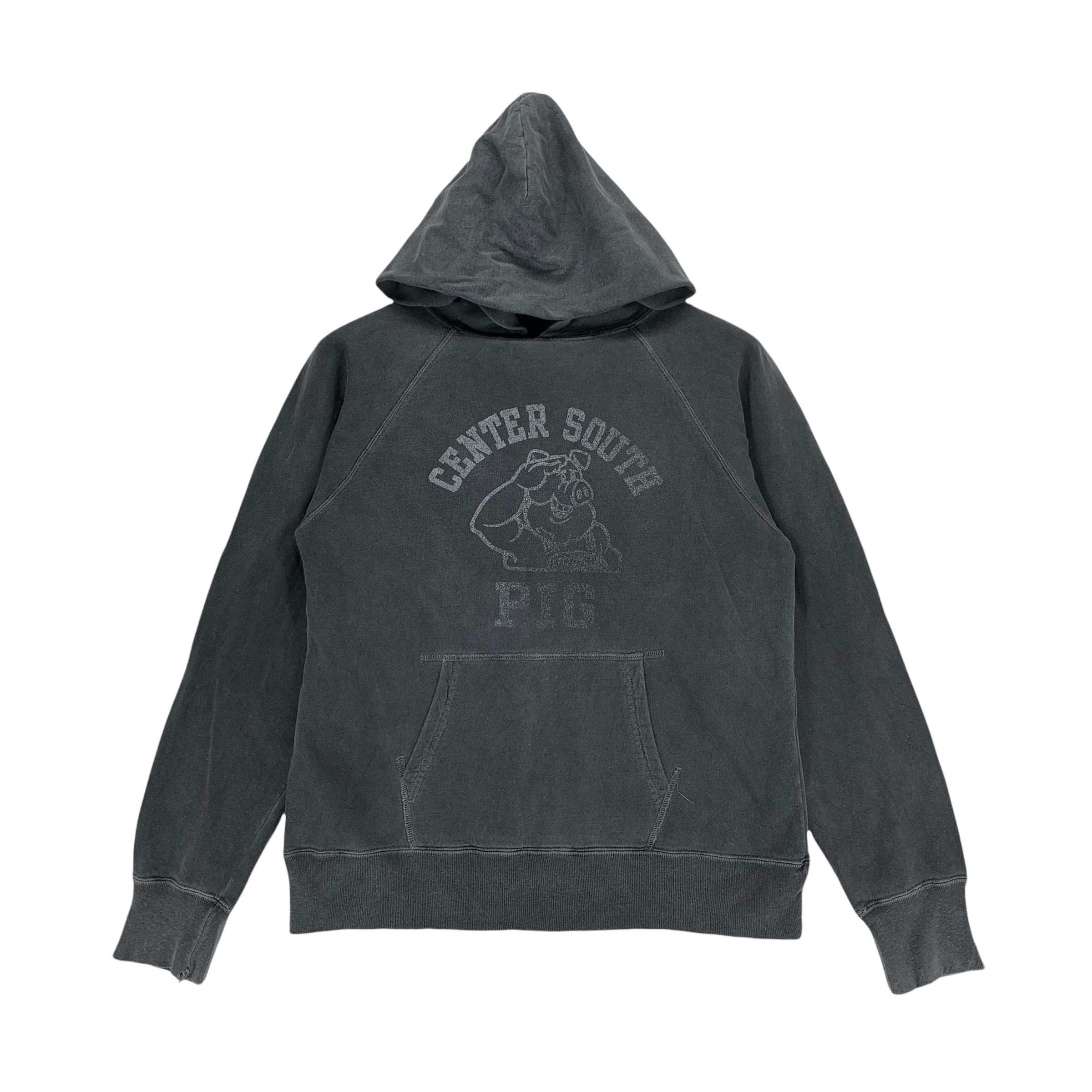 Sugar Cane Trashed🔥 Center South Pig Pullover Hoodies #3491-101 Size US S / EU 44-46 / 1 - 1 Thumbnail