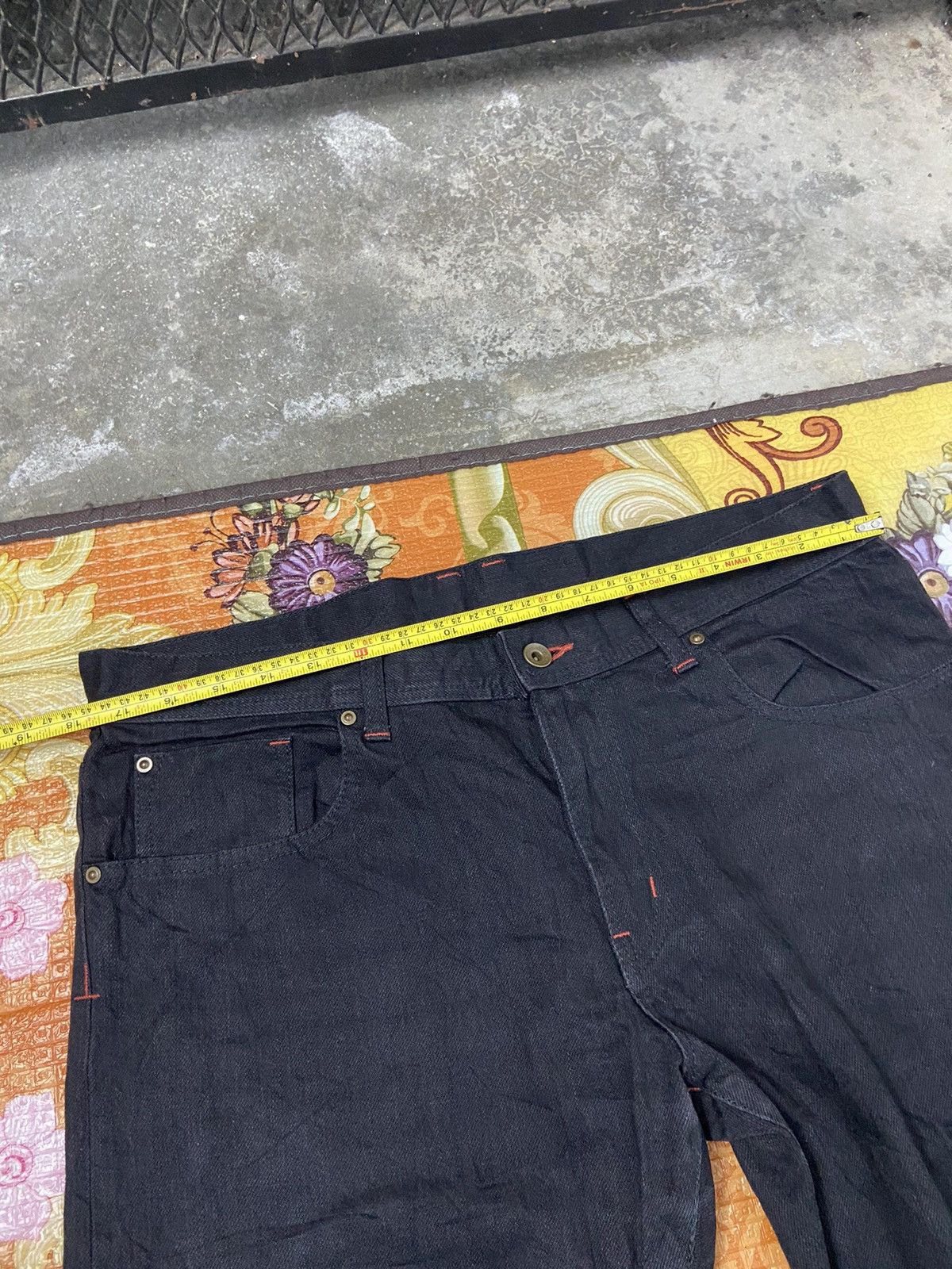 Issey Miyake Tete Homme Issey Miyake Casual Straight Jeans Size US 35 - 17 Thumbnail