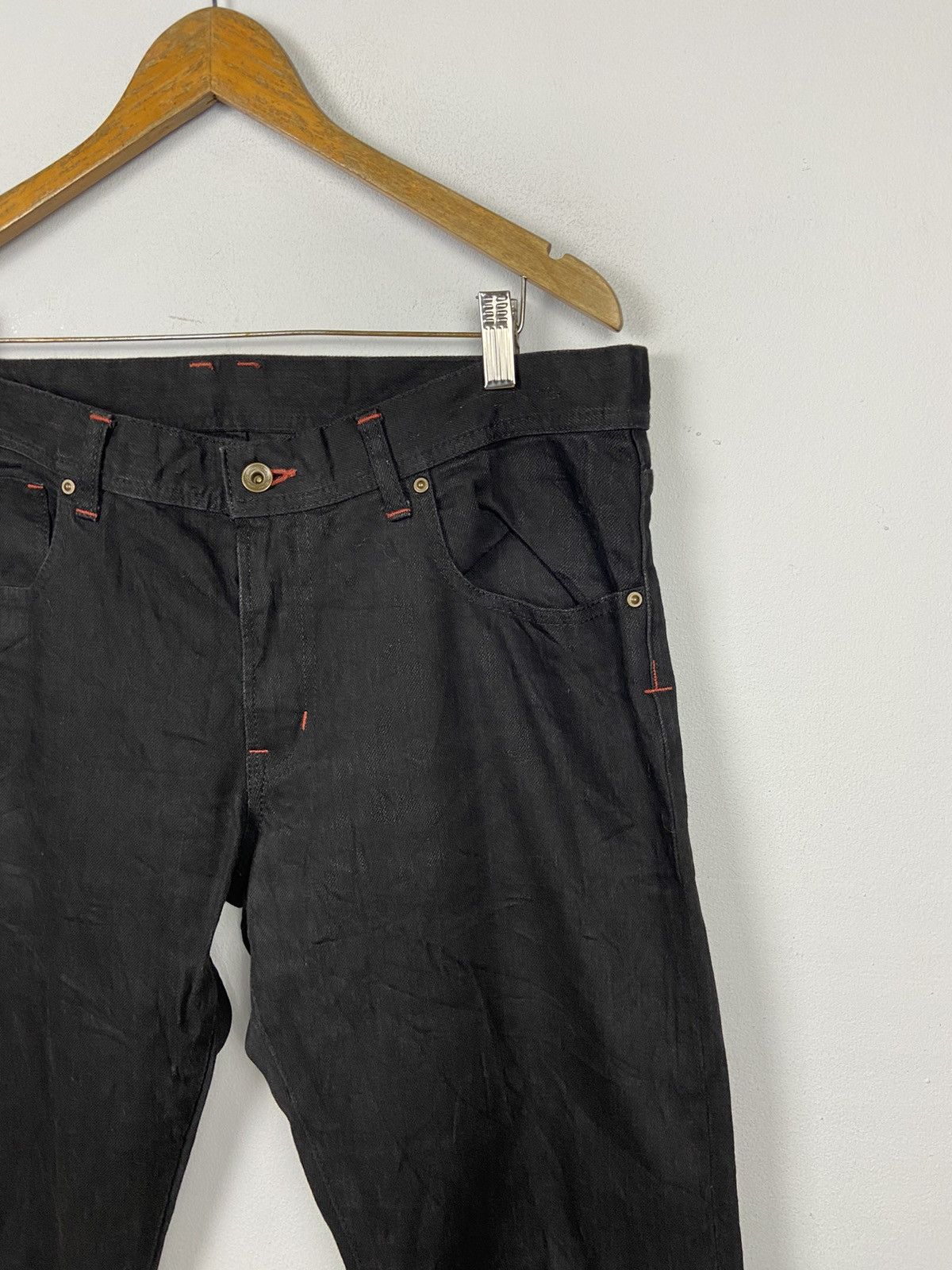 Issey Miyake Tete Homme Issey Miyake Casual Straight Jeans Size US 35 - 9 Thumbnail