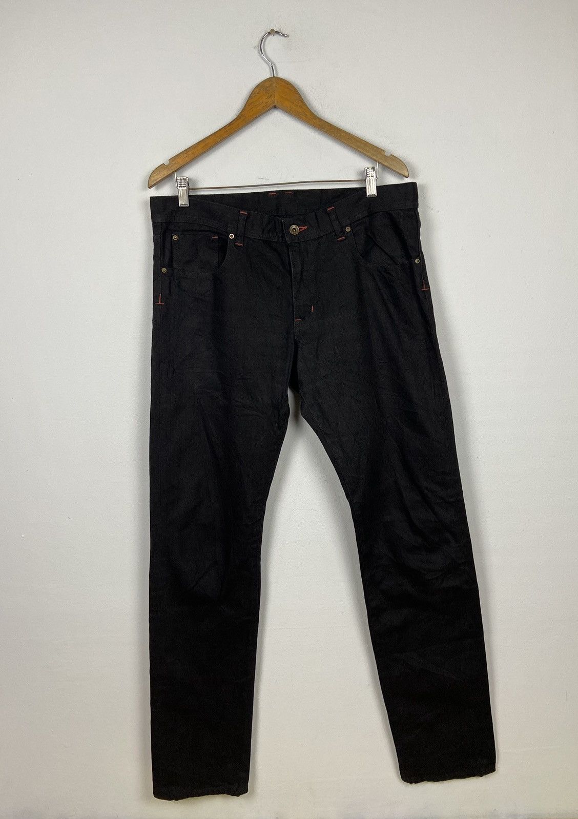 Issey Miyake Tete Homme Issey Miyake Casual Straight Jeans Size US 35 - 5 Thumbnail
