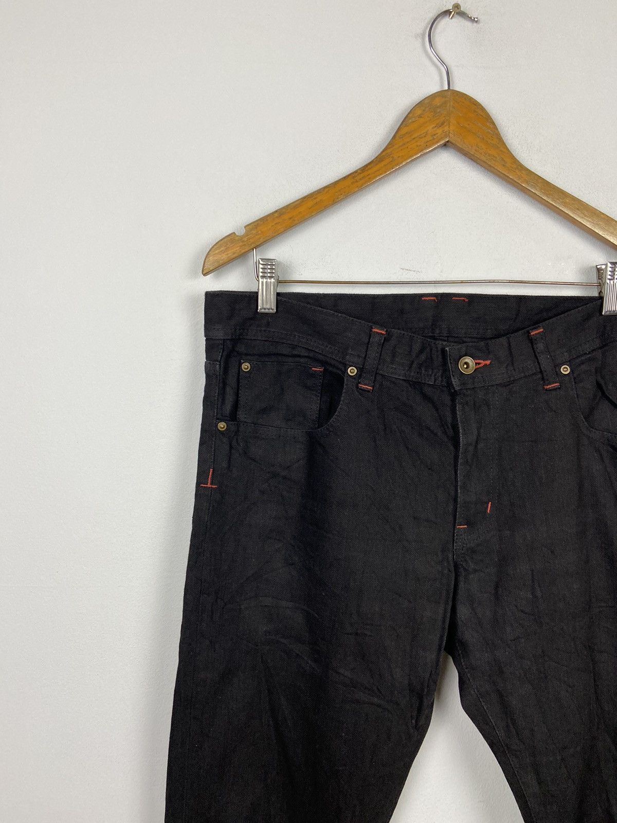 Issey Miyake Tete Homme Issey Miyake Casual Straight Jeans Size US 35 - 8 Thumbnail