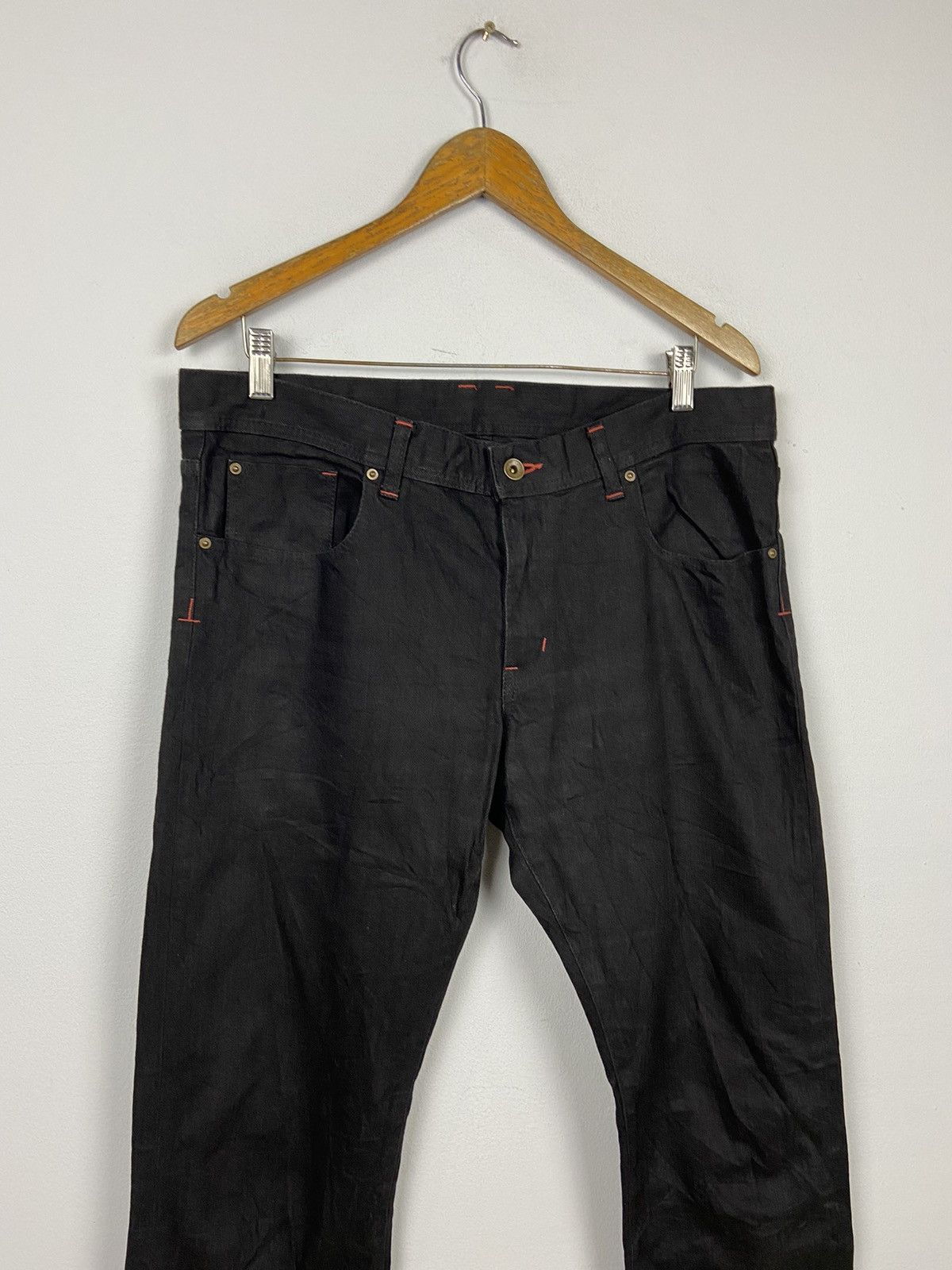 Issey Miyake Tete Homme Issey Miyake Casual Straight Jeans Size US 35 - 6 Thumbnail