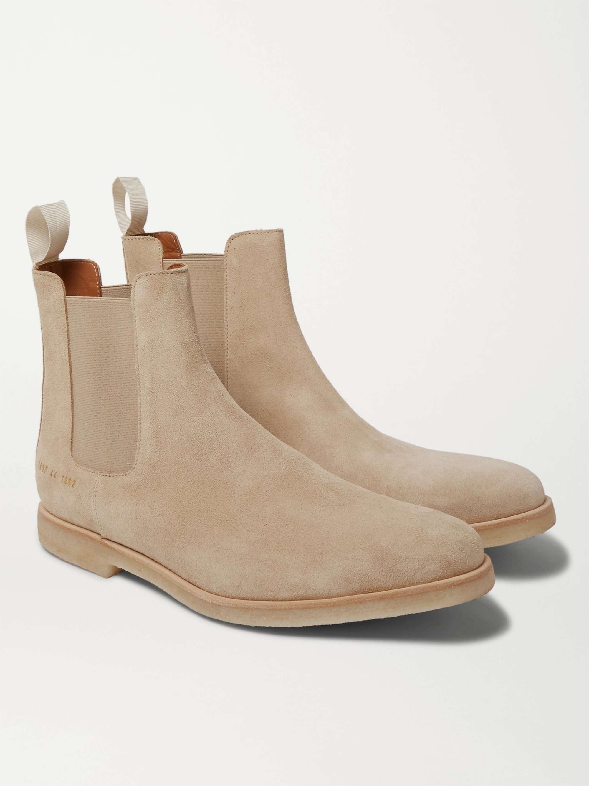 Common Projects COMMON PROJECTS Chlesa Boot Suede Tan 2260 1302 Size US 10 / EU 43 - 2 Thumbnail