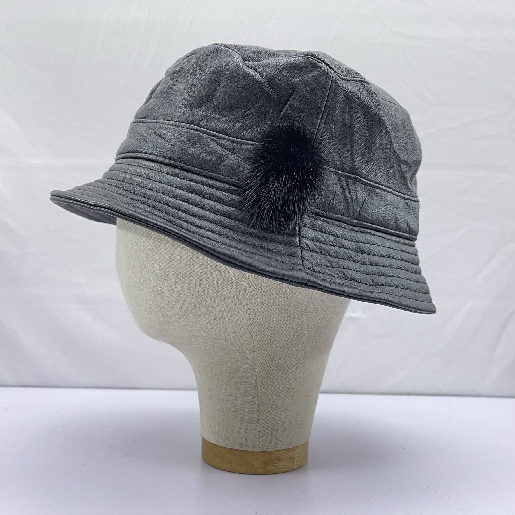Other Unknown Leather Nice Design Bucket Hats-BH3289 Size ONE SIZE - 2 Thumbnail