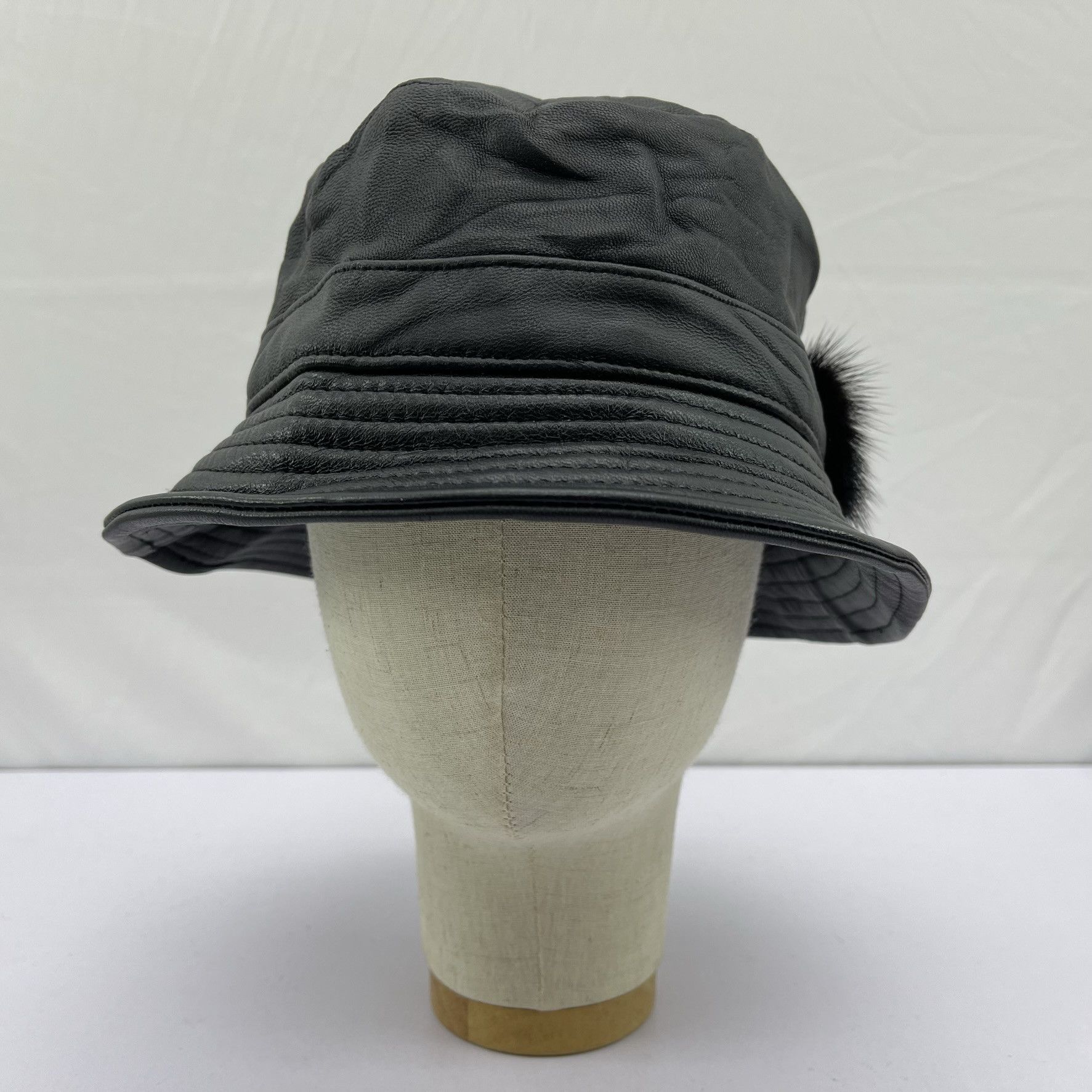 Other Unknown Leather Nice Design Bucket Hats-BH3289 Size ONE SIZE - 1 Thumbnail