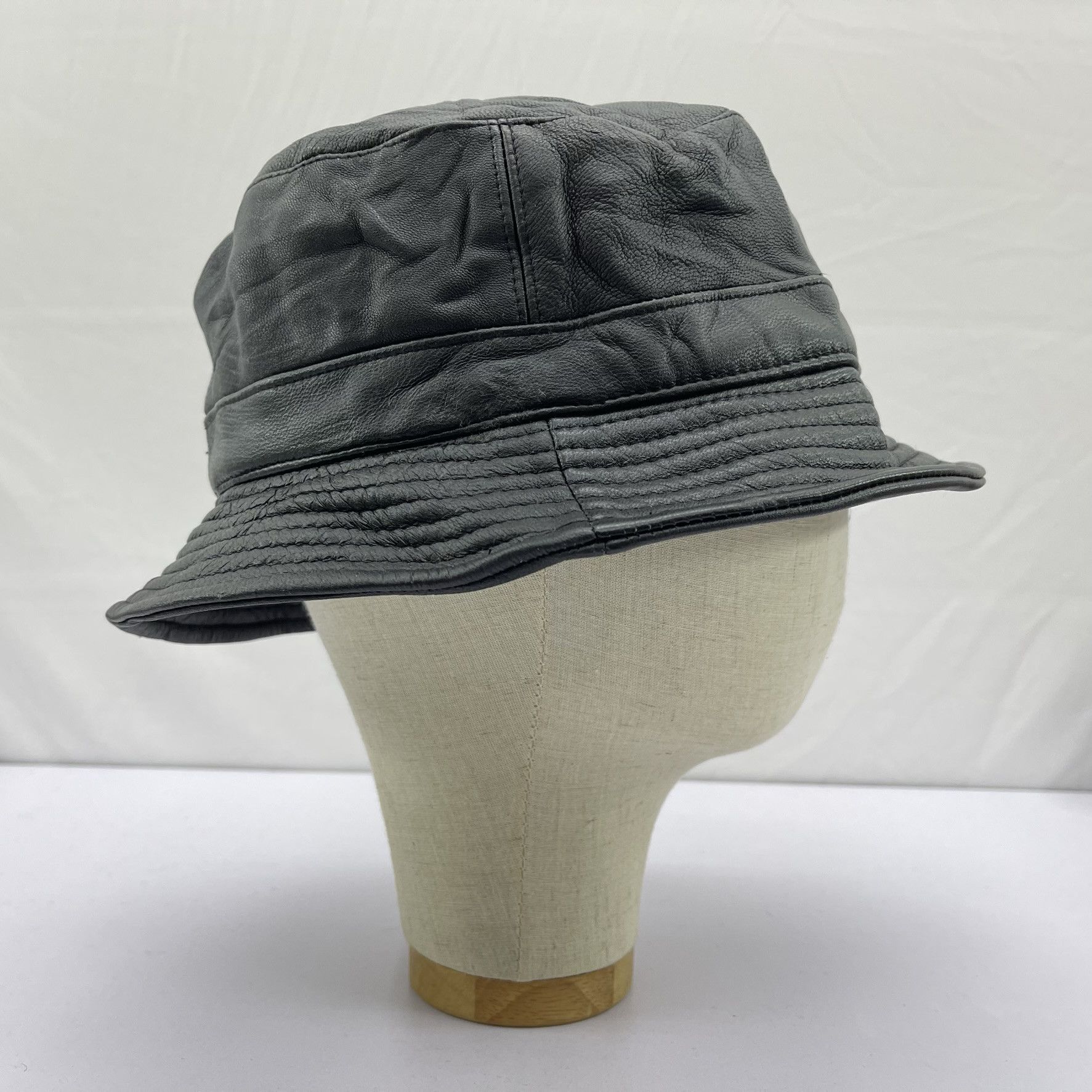 Other Unknown Leather Nice Design Bucket Hats-BH3289 Size ONE SIZE - 4 Thumbnail
