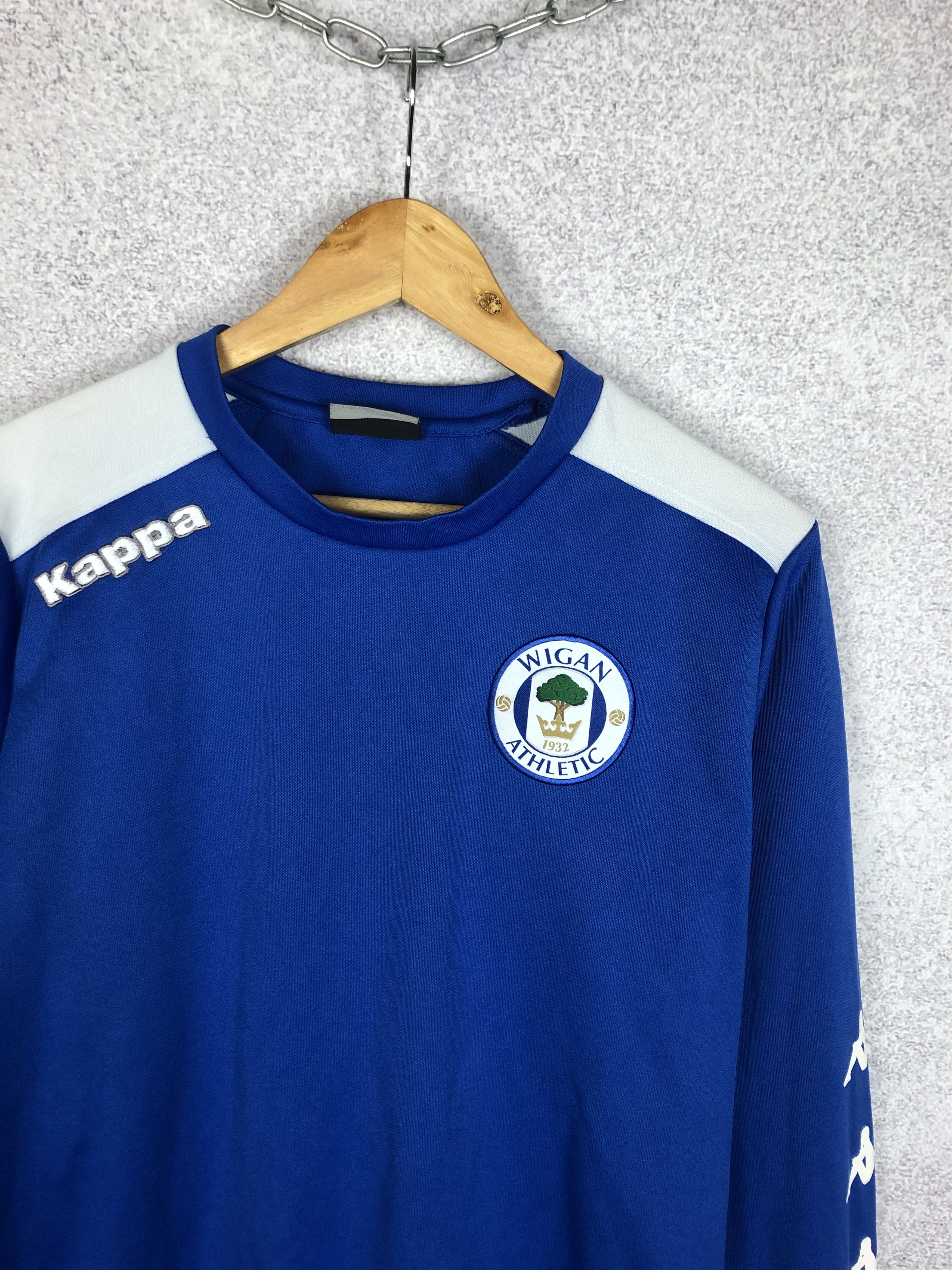 Kappa Wigan Athletic Kappa Sweatshirt England Soccer Football team Size US M / EU 48-50 / 2 - 2 Thumbnail