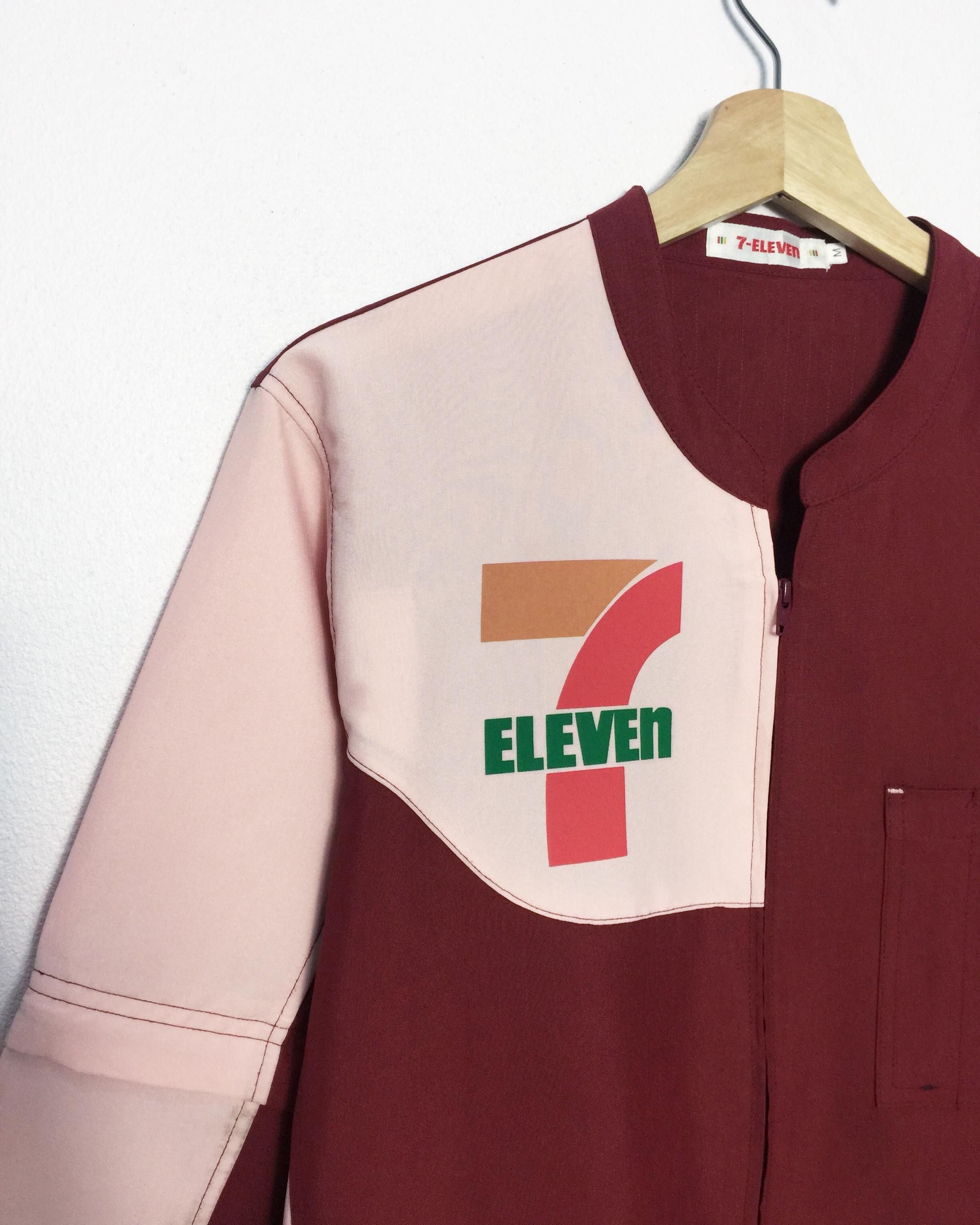 Vintage Rare Vintage 7 Eleven 7-11 Zipper Uniform Shirt Size US M / EU 48-50 / 2 - 2 Thumbnail