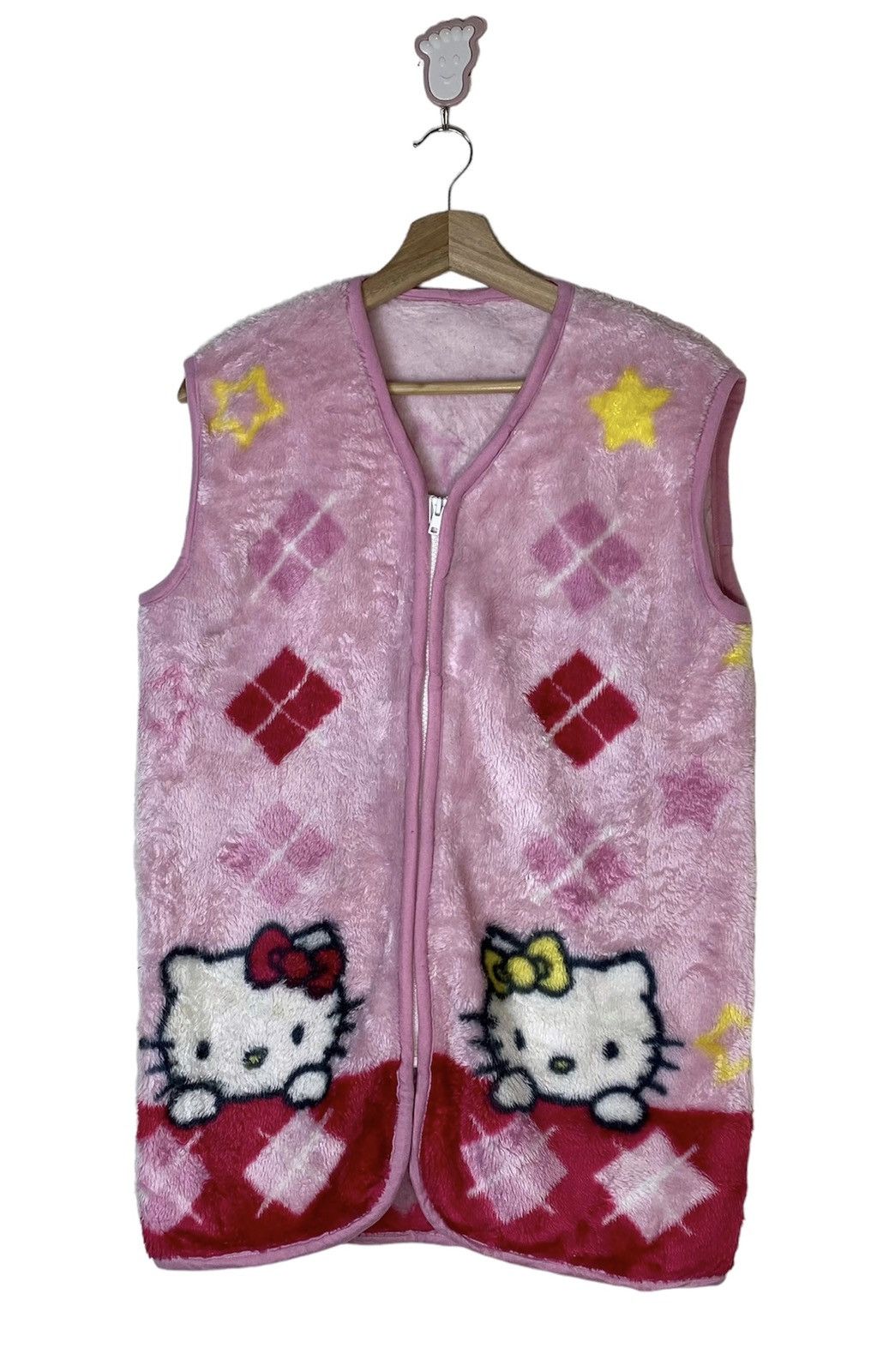 Cartoon Network Hello Kitty Full print Fleece Sweater Winter Jacket Size US L / EU 52-54 / 3 - 3 Thumbnail