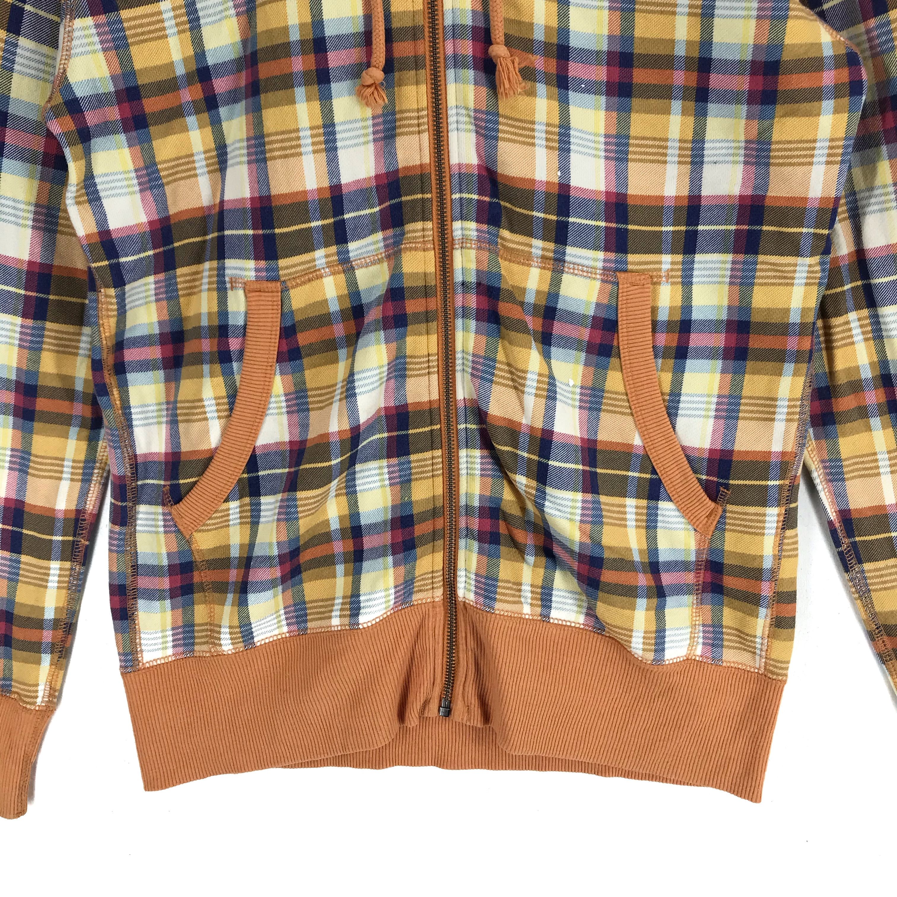 Uniqlo Uniqlo Checked Zip Up Hoodies Sweatshirt #2576-101 Size US S / EU 44-46 / 1 - 3 Thumbnail