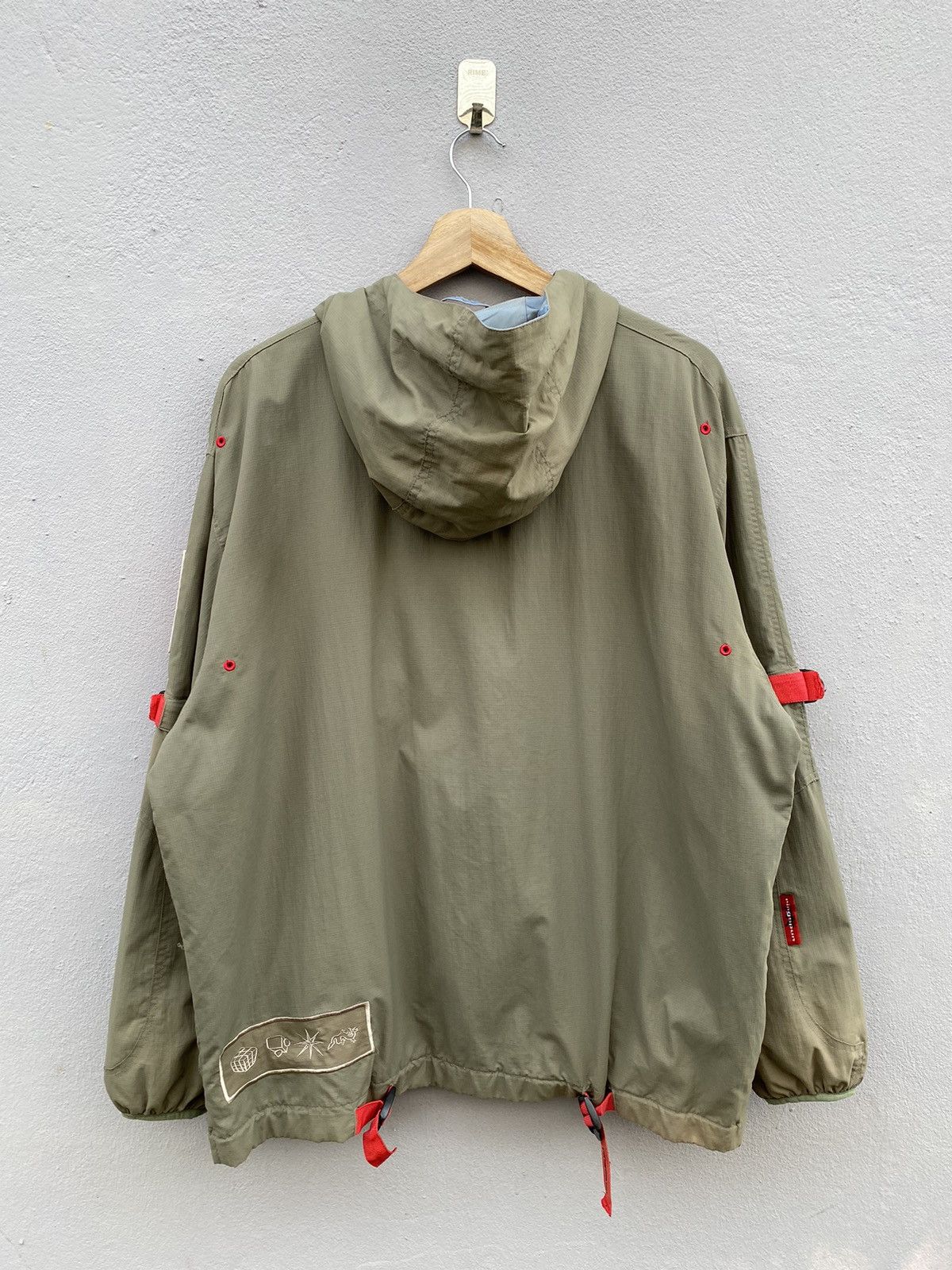 Ringspun Vtg Rare RINGSPUN Utility / Detachable Sleeve 90s Streetwear Size US L / EU 52-54 / 3 - 3 Thumbnail