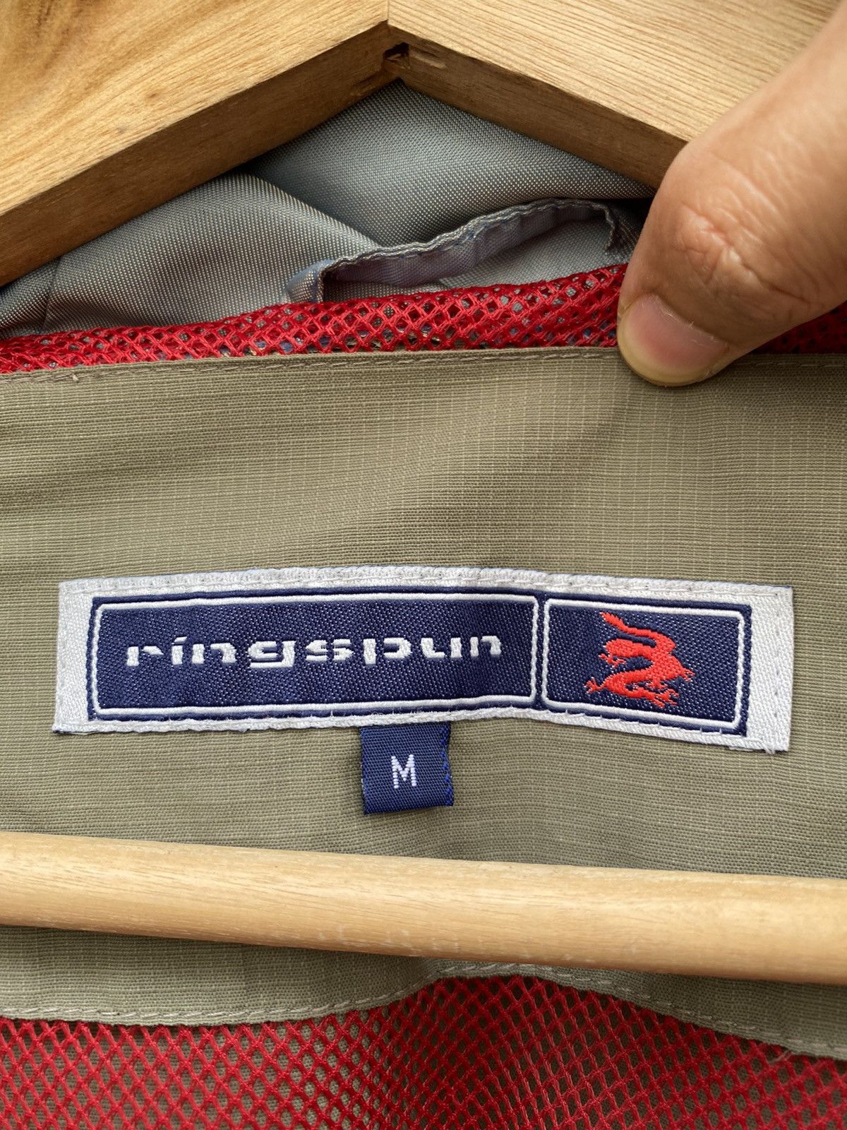 Ringspun Vtg Rare RINGSPUN Utility / Detachable Sleeve 90s Streetwear Size US L / EU 52-54 / 3 - 11 Thumbnail