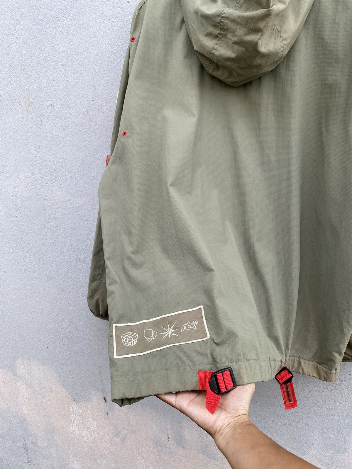 Ringspun Vtg Rare RINGSPUN Utility / Detachable Sleeve 90s Streetwear Size US L / EU 52-54 / 3 - 14 Thumbnail
