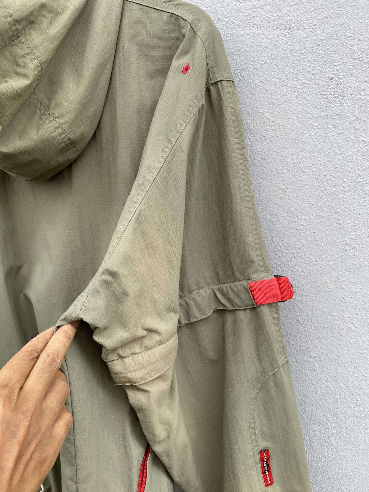 Ringspun Vtg Rare RINGSPUN Utility / Detachable Sleeve 90s Streetwear Size US L / EU 52-54 / 3 - 18 Thumbnail