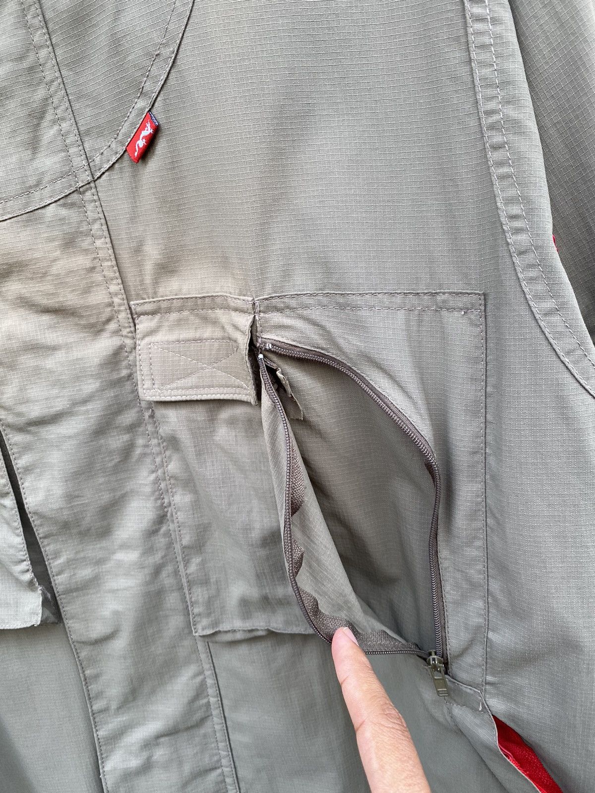 Ringspun Vtg Rare RINGSPUN Utility / Detachable Sleeve 90s Streetwear Size US L / EU 52-54 / 3 - 20 Thumbnail