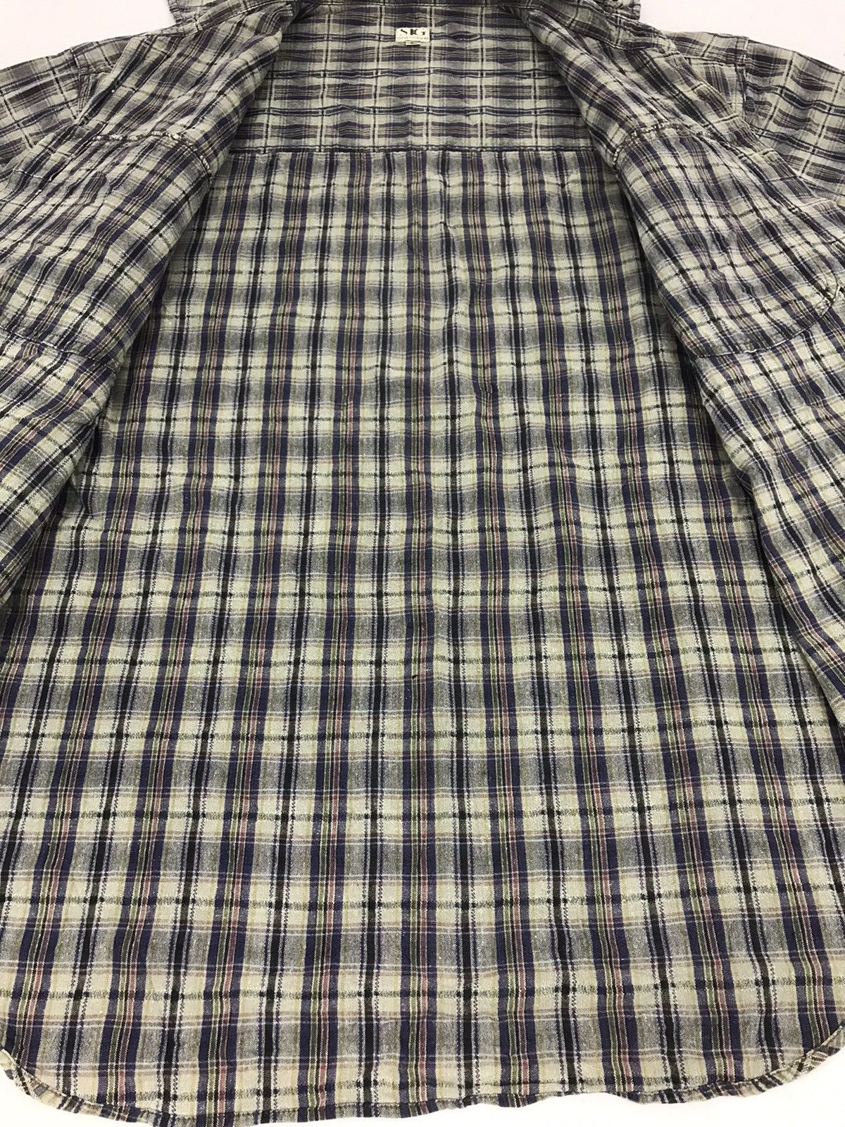 Vintage Vintage SFG Western Wear Shadow Plaid Checked Streetwear Size US L / EU 52-54 / 3 - 9 Thumbnail