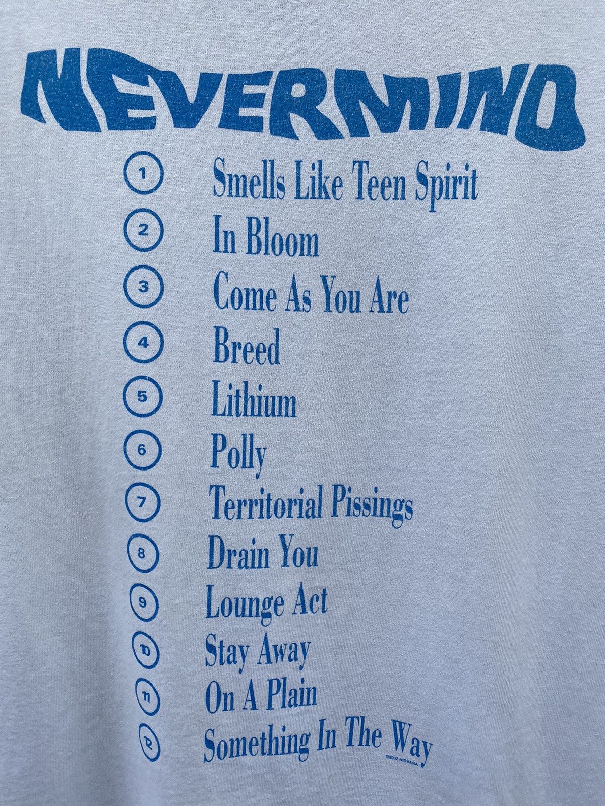 Band Tees 2000s Distress NIRVANA “Nevermind” Masterpiece Grunge Tee Size US S / EU 44-46 / 1 - 12 Thumbnail