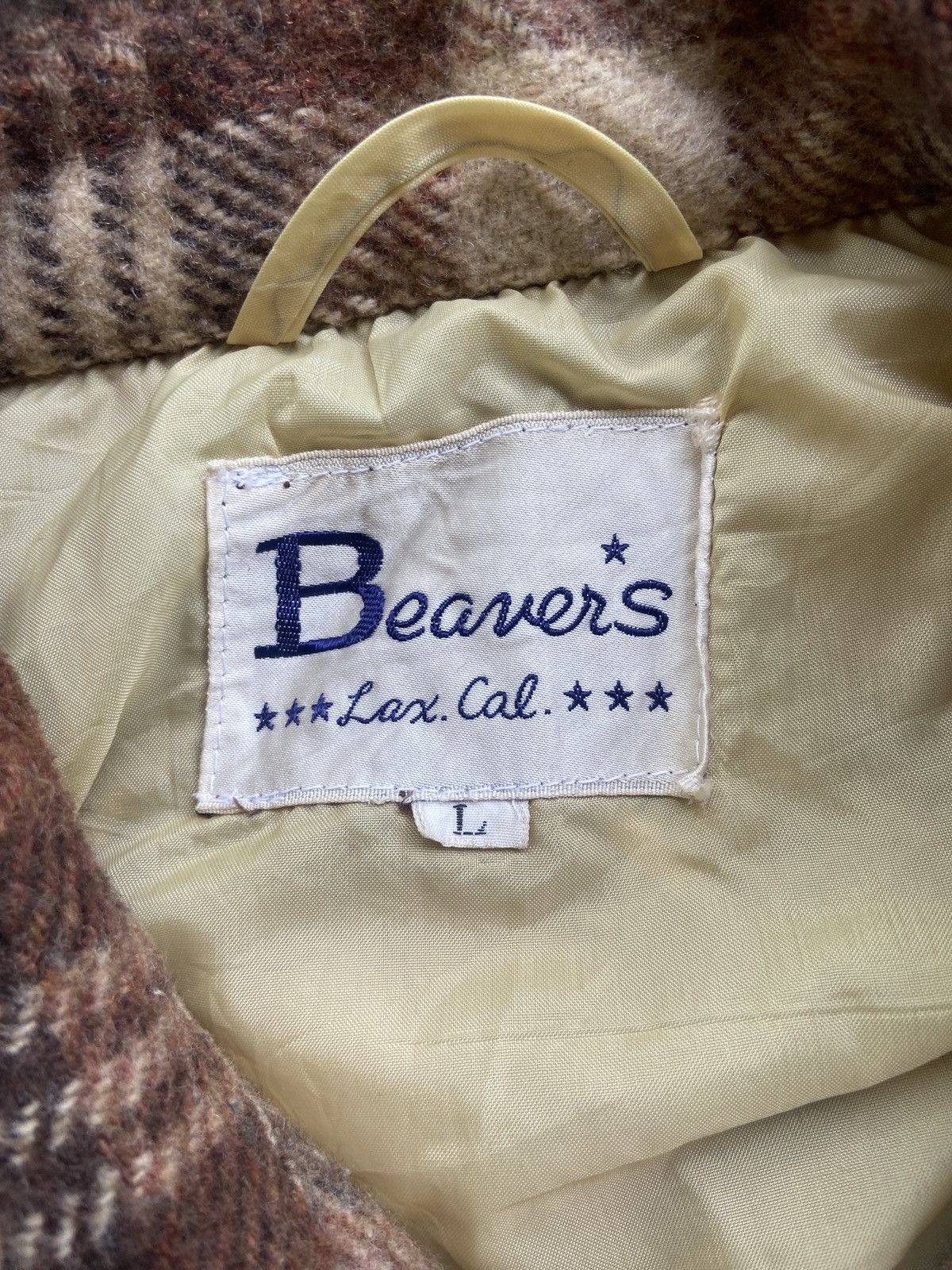 Flannel Vintage Beaver’s Button Up Checkered Wool Flannel Size US L / EU 52-54 / 3 - 6 Thumbnail