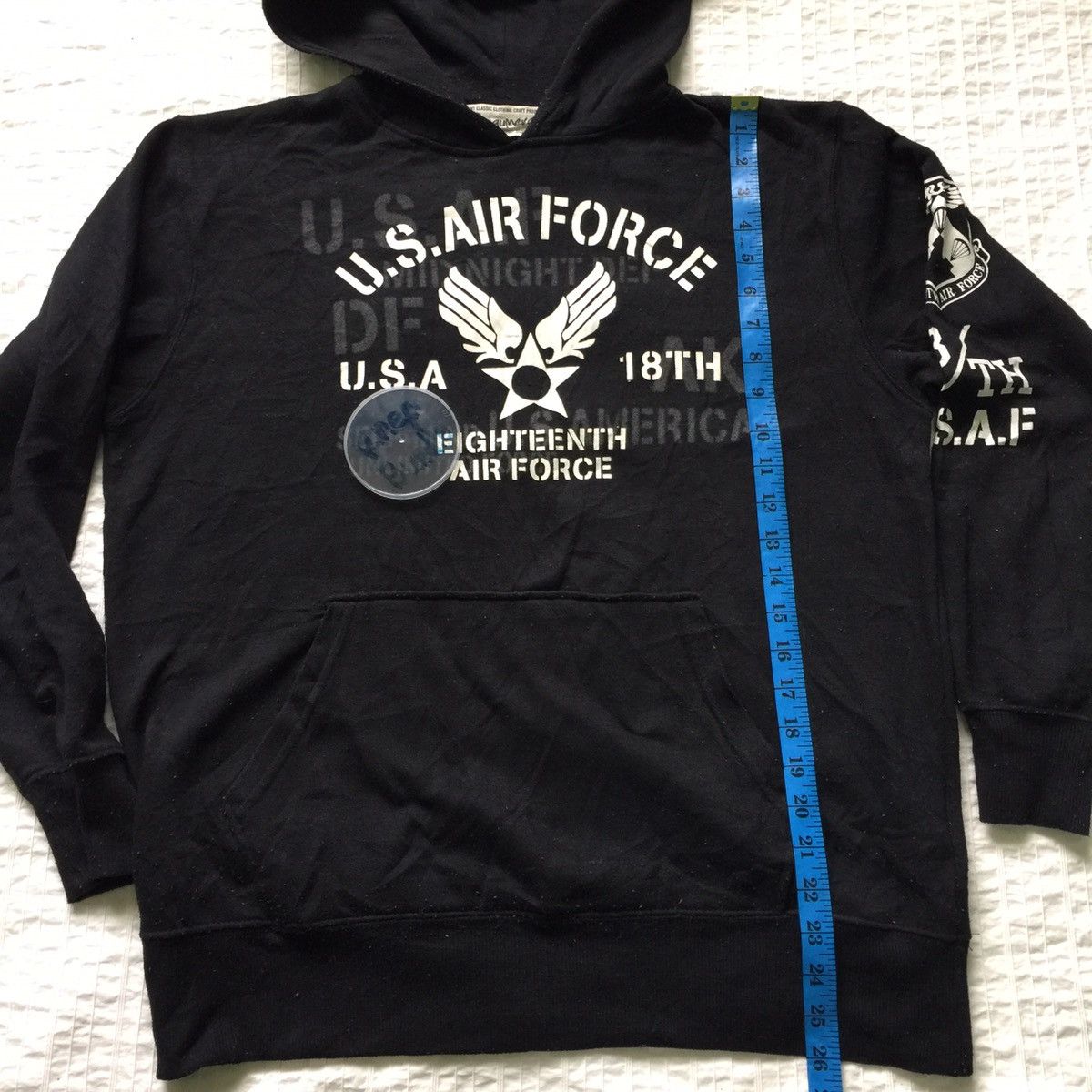 Other Rare!! U.S Air Force Sweatshirt Hoodie Big Logo Size US L / EU 52-54 / 3 - 15 Thumbnail