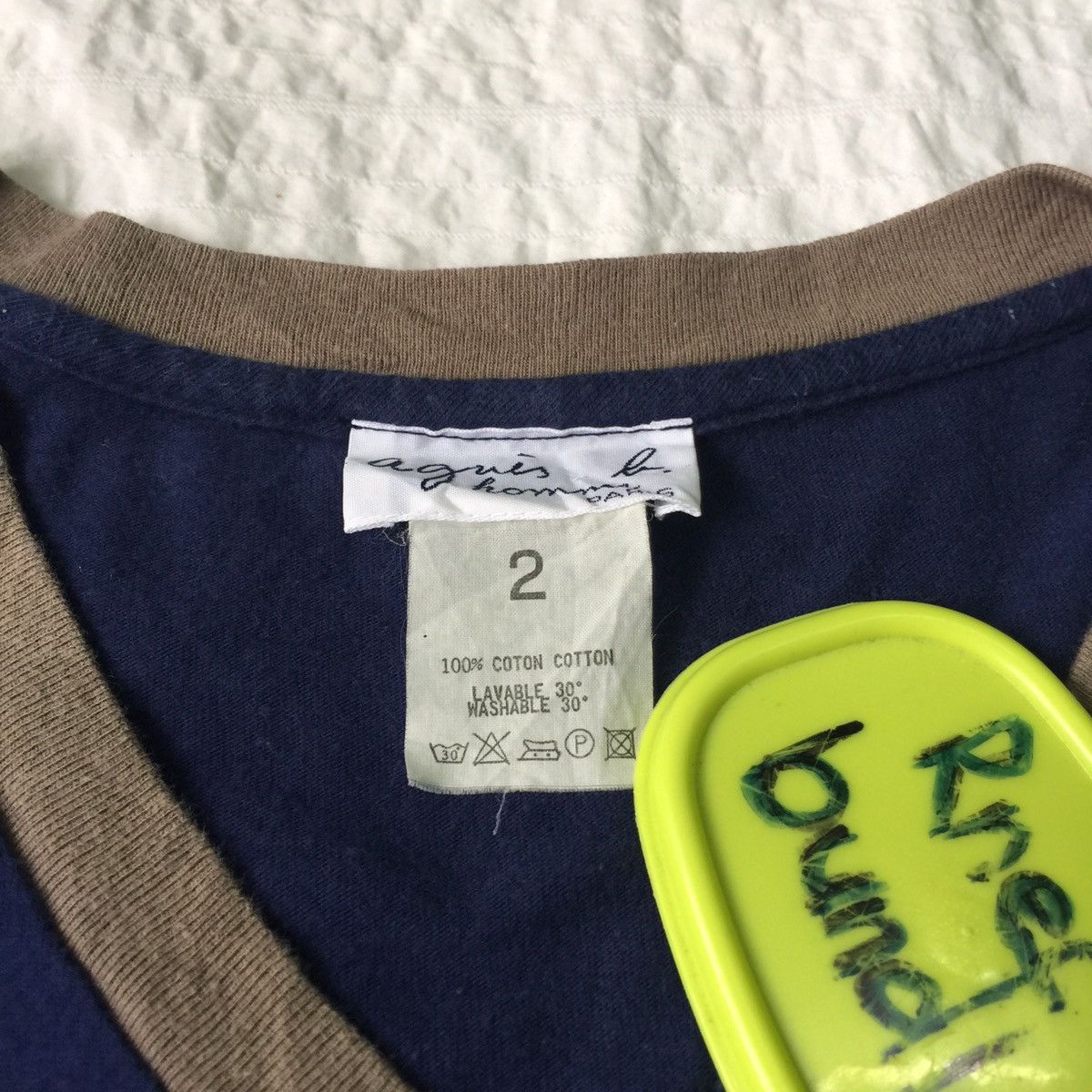 agnes b. Agnes b tshirt made in Japan Size S / US 4 / IT 40 - 8 Thumbnail