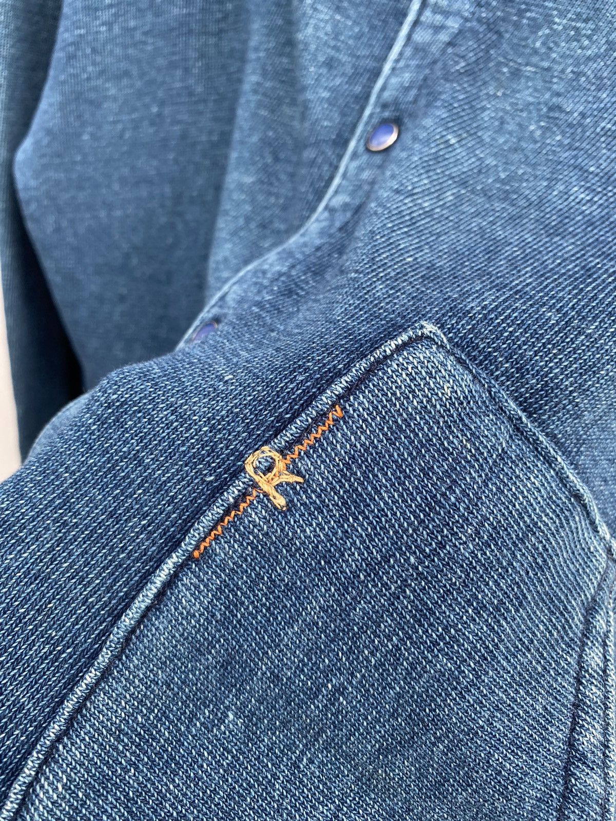 45rpm RARE💥Vintage R by 45rpm Indigo Dyed Cardigan “Japan Style” Size US M / EU 48-50 / 2 - 11 Thumbnail