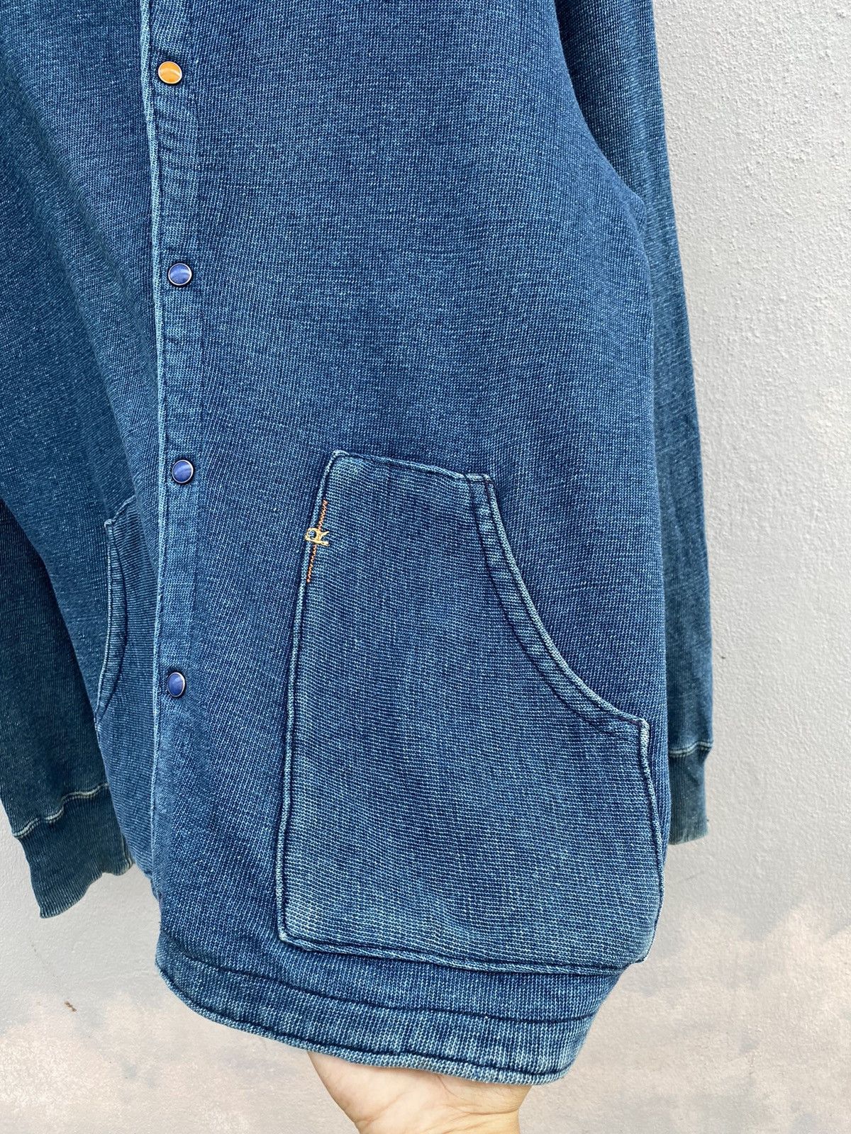 45rpm RARE💥Vintage R by 45rpm Indigo Dyed Cardigan “Japan Style” Size US M / EU 48-50 / 2 - 10 Thumbnail