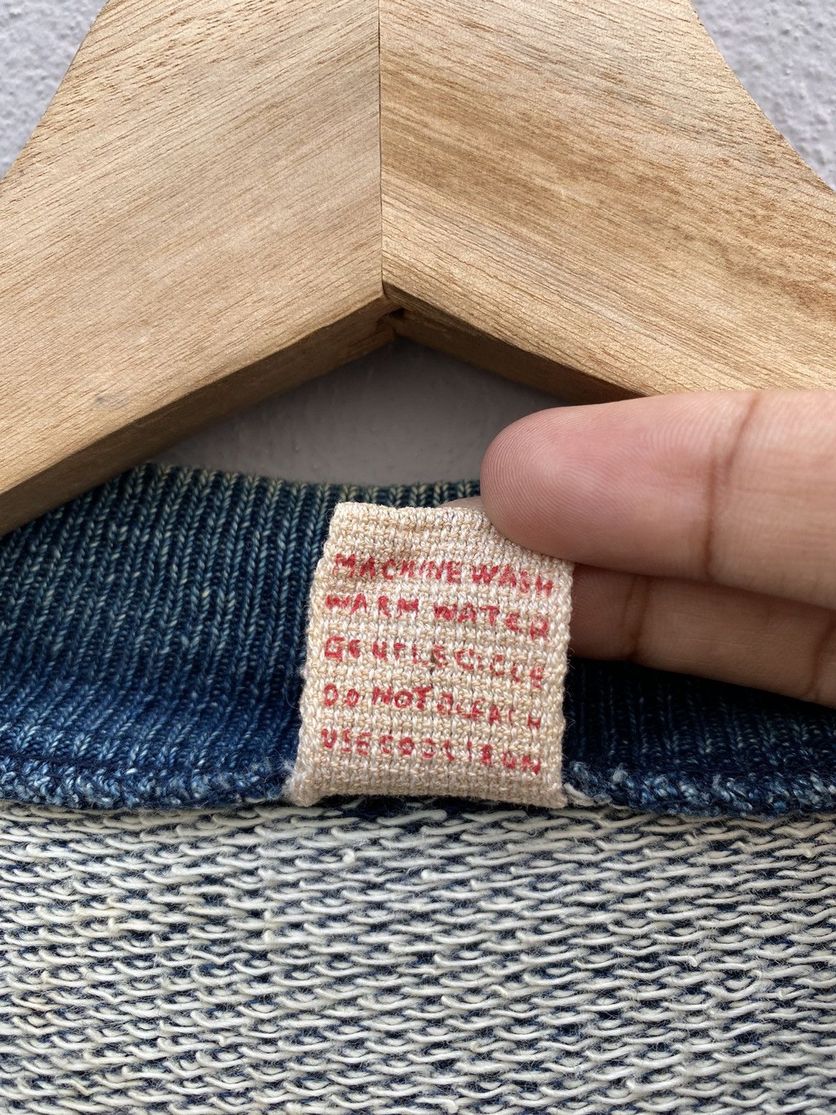 45rpm RARE💥Vintage R by 45rpm Indigo Dyed Cardigan “Japan Style” Size US M / EU 48-50 / 2 - 7 Thumbnail