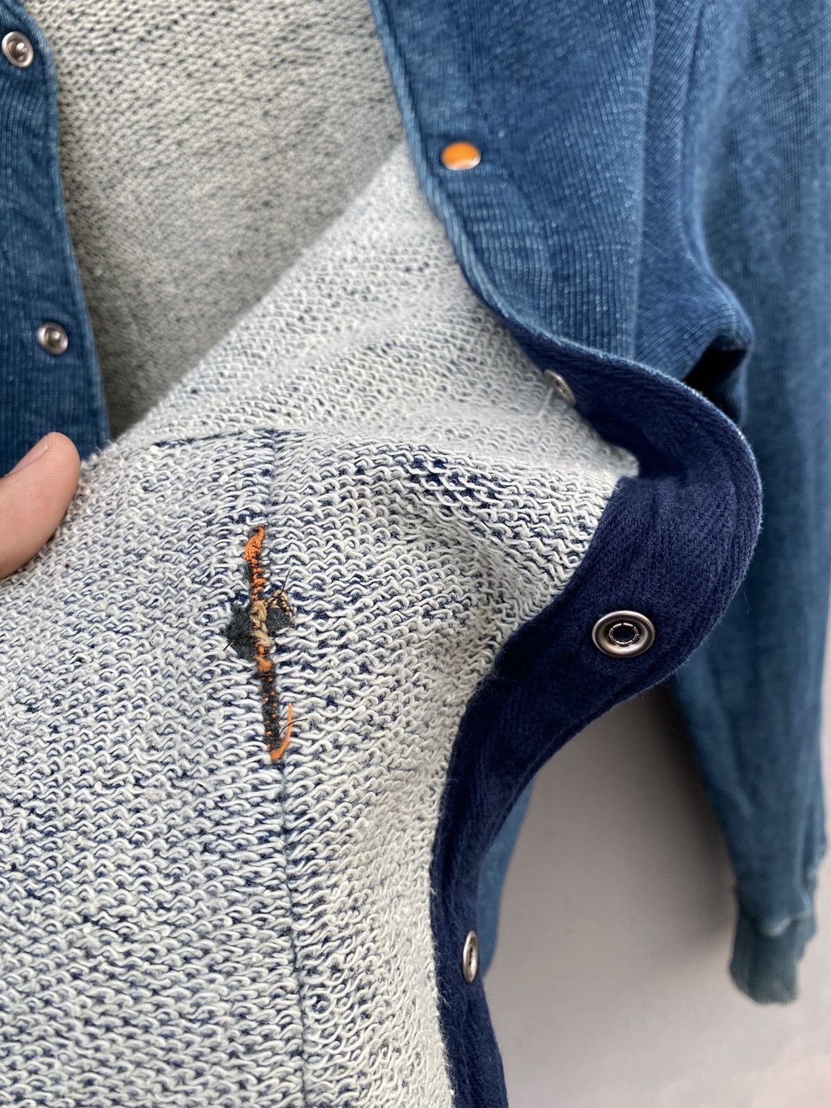 45rpm RARE💥Vintage R by 45rpm Indigo Dyed Cardigan “Japan Style” Size US M / EU 48-50 / 2 - 21 Thumbnail